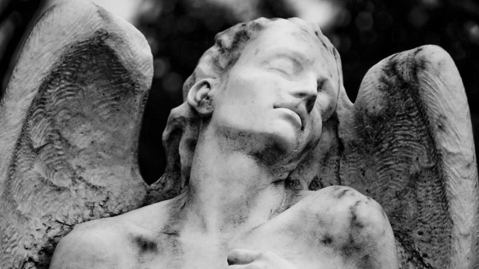 Man Made Angel Statue 1920x1080