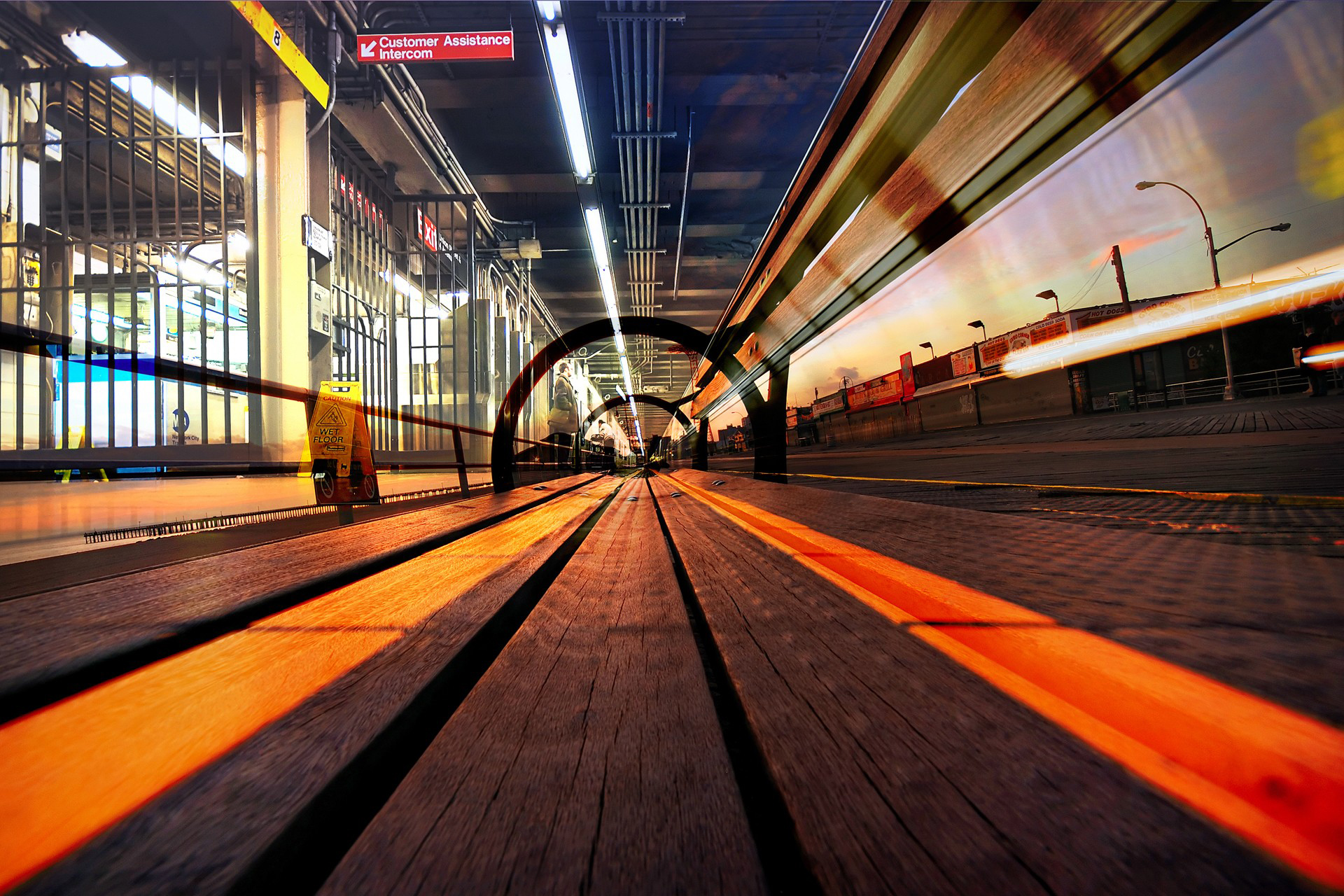 Coney Island Subway 1920x1280