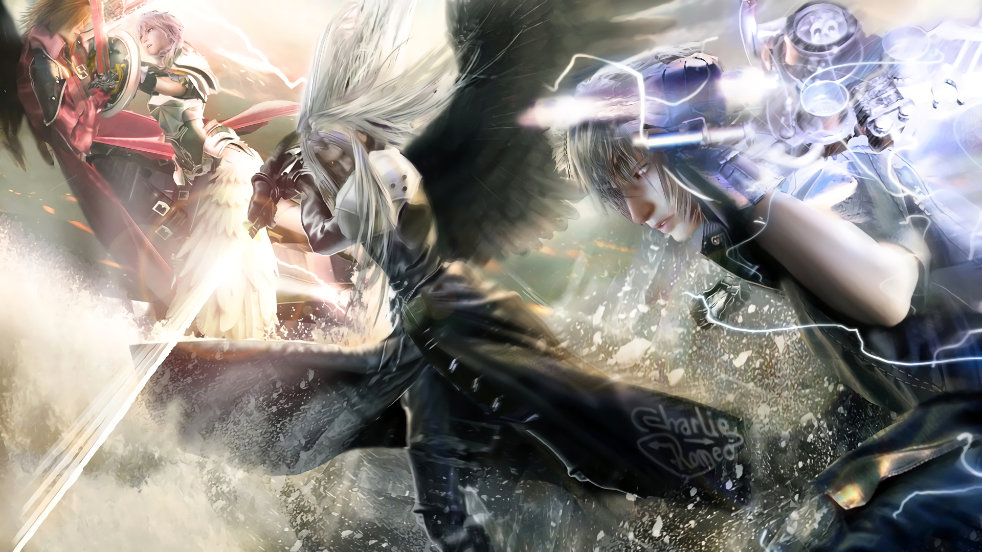 Genesis Rhapsodos Lightning Final Fantasy Noctis Lucis Caelum Sephiroth Final Fantasy 1920x1080