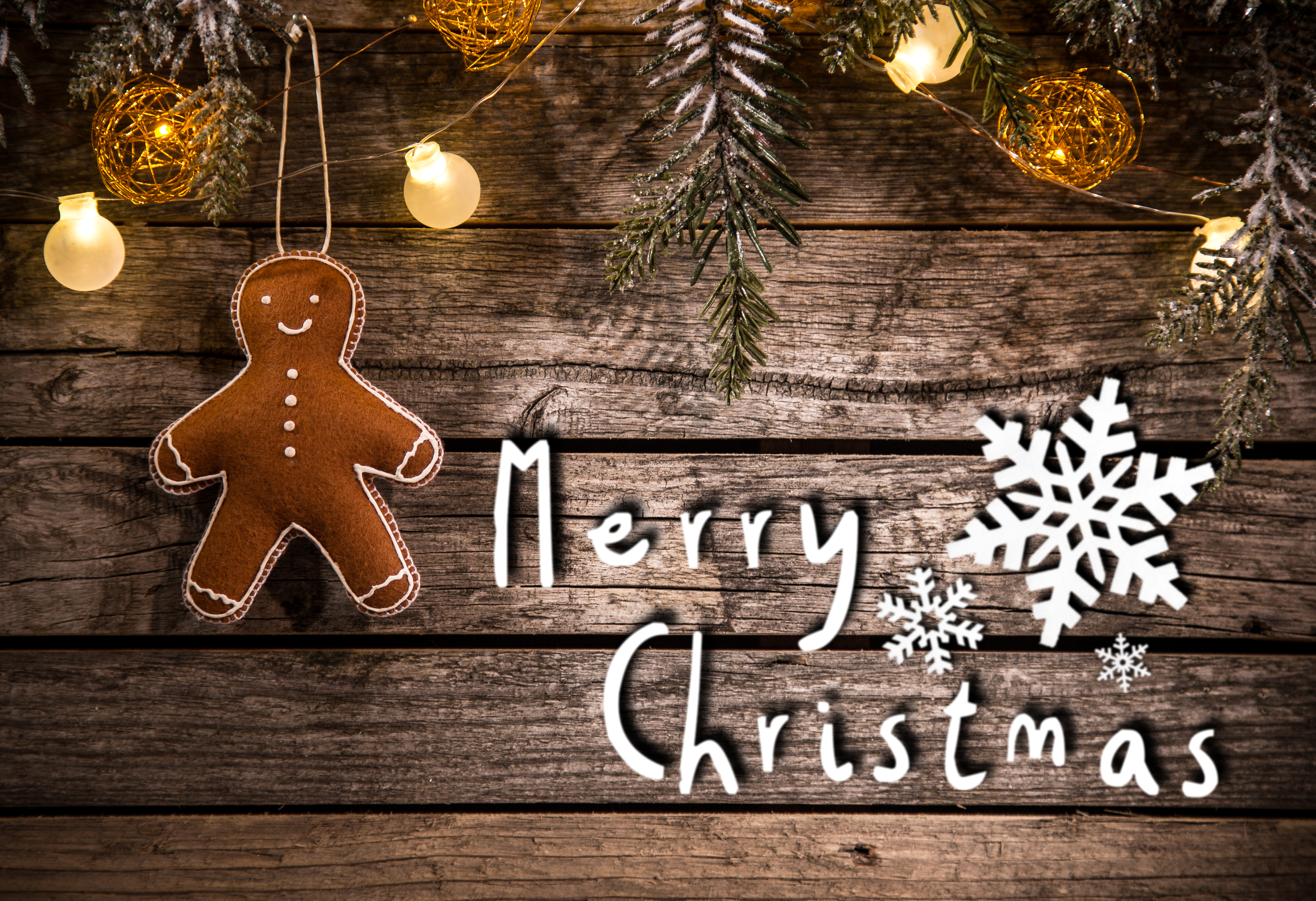 Christmas Cookie Gingerbread Merry Christmas 4935x3382