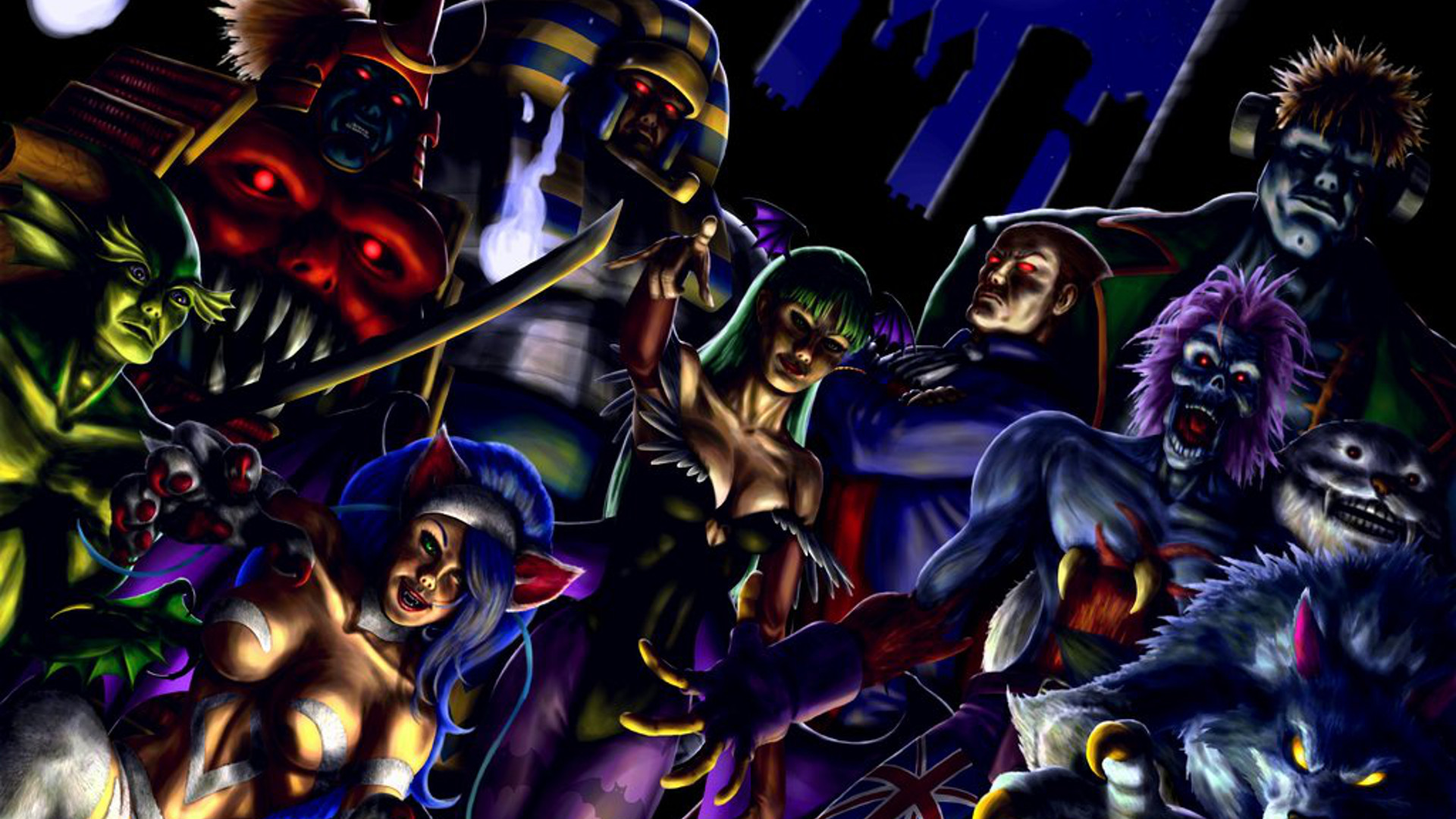 Video Game Darkstalkers 1920x1080