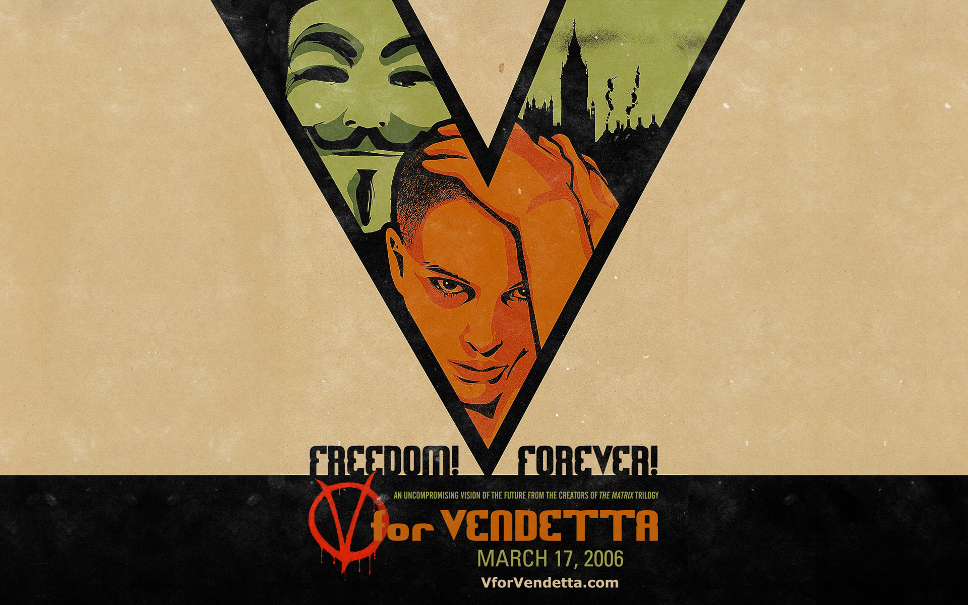 V For Vendetta 1920x1200