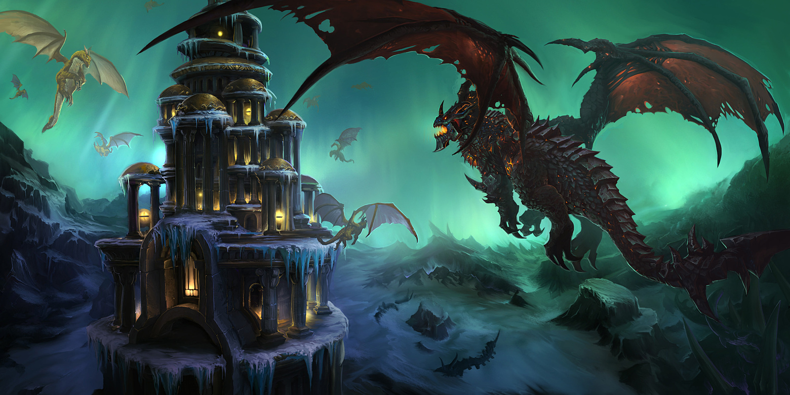 Dragon Mmorpg Warcraft 1600x800