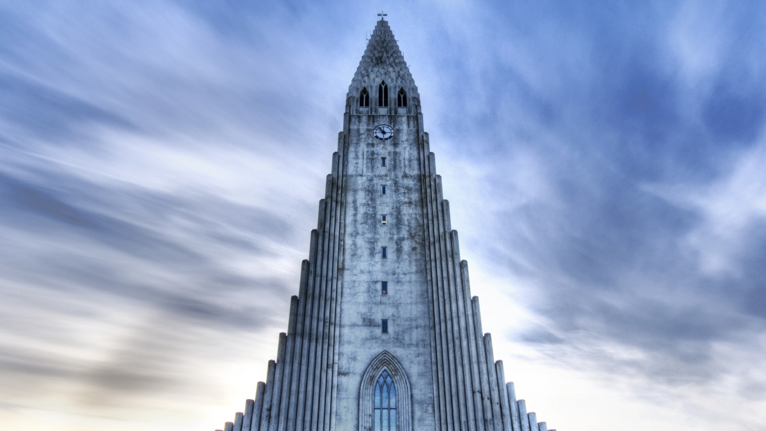 Church Of Hallgrim Hallgrimskirkja Iceland Reikjavik 2560x1440