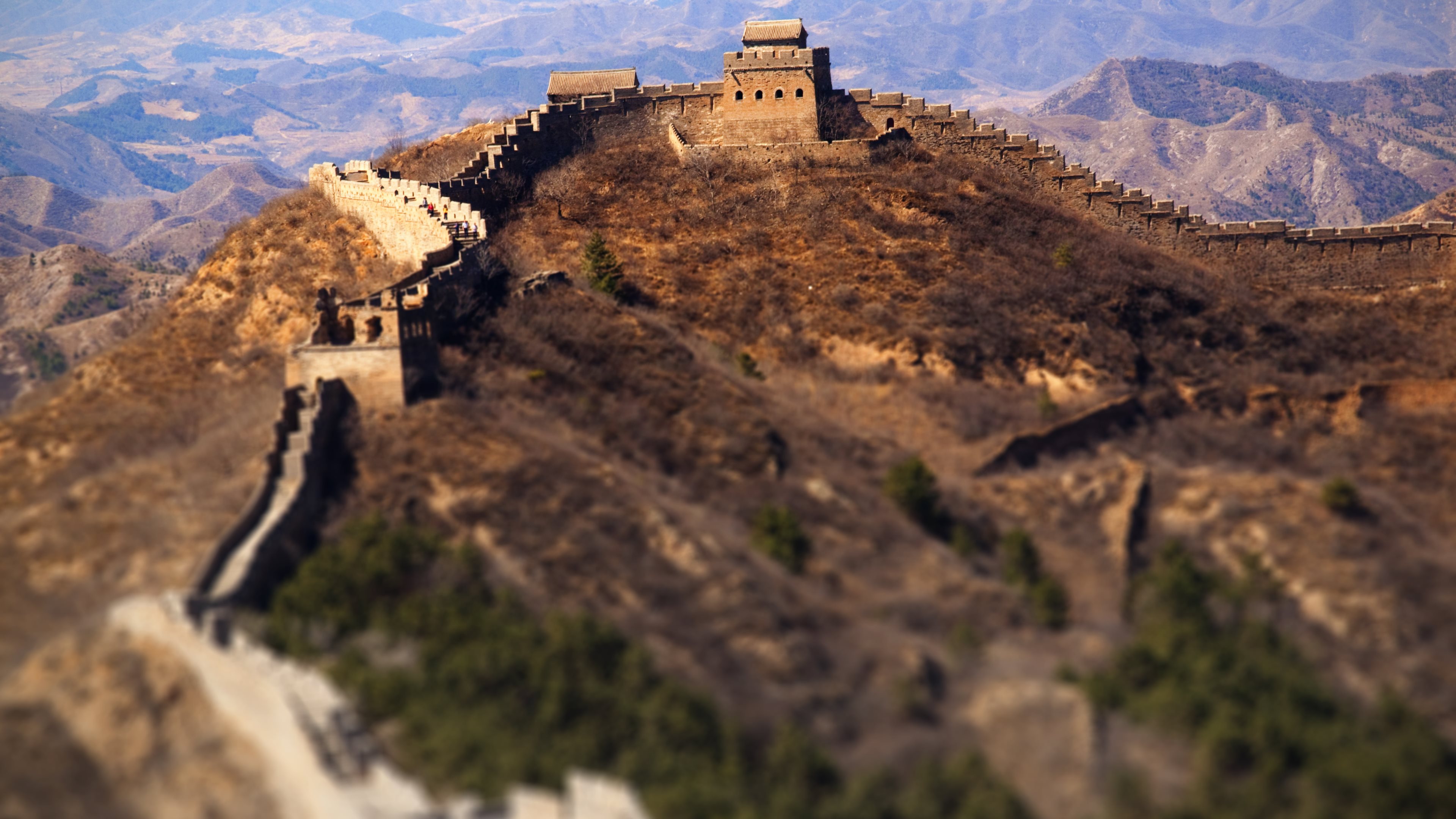 Man Made Great Wall Of China 3840x2160