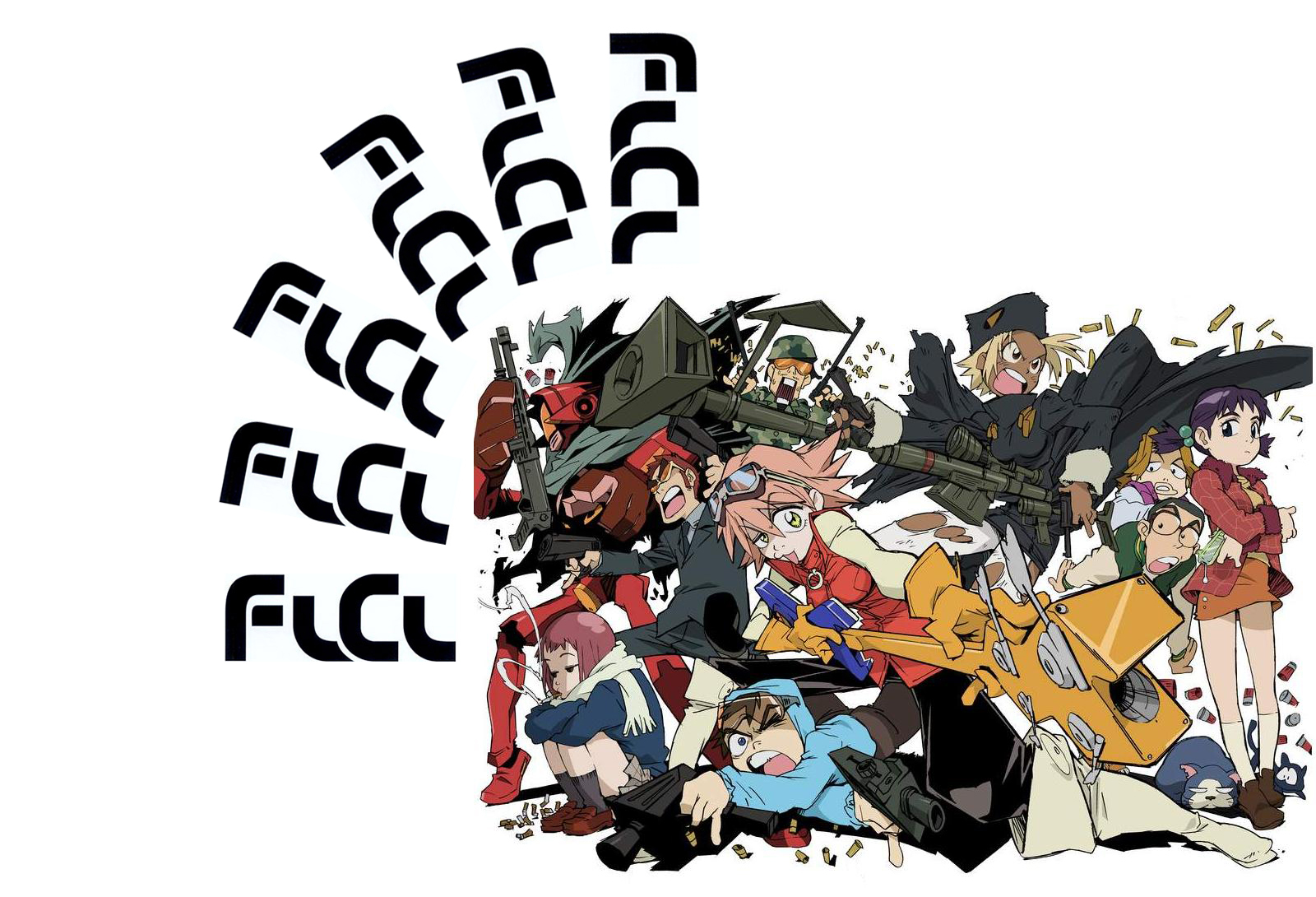 Anime FLCL 1600x1090
