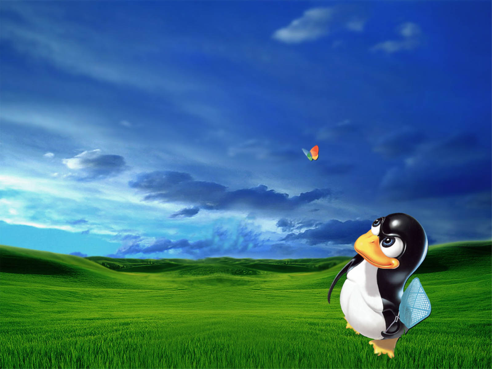 Linux Penguin 1600x1200