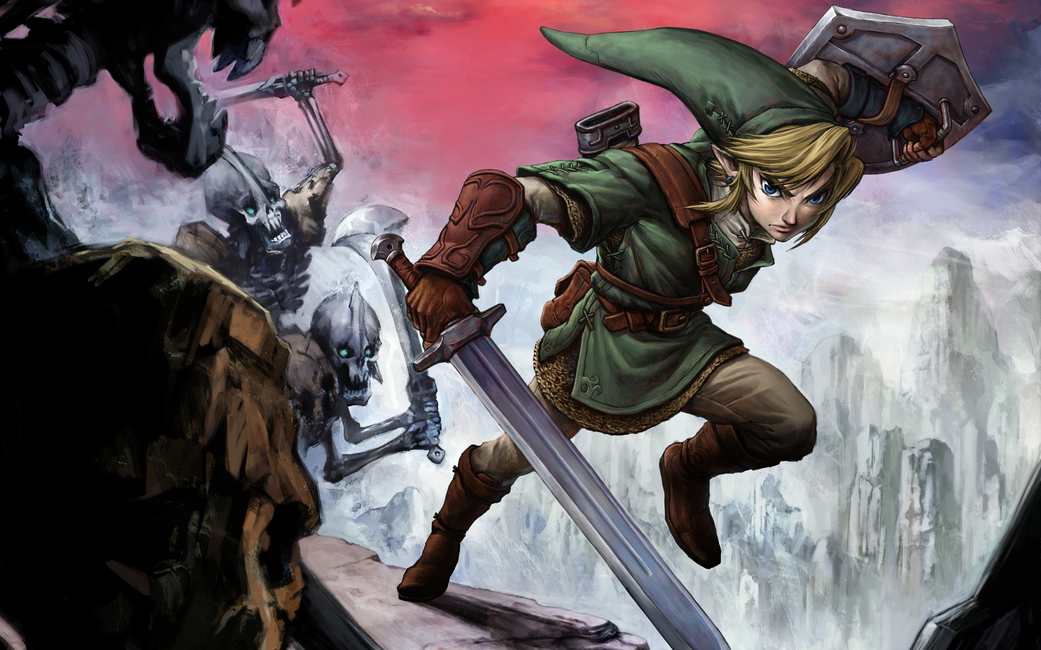 Link The Legend Of Zelda Twilight Princess 3581x2238