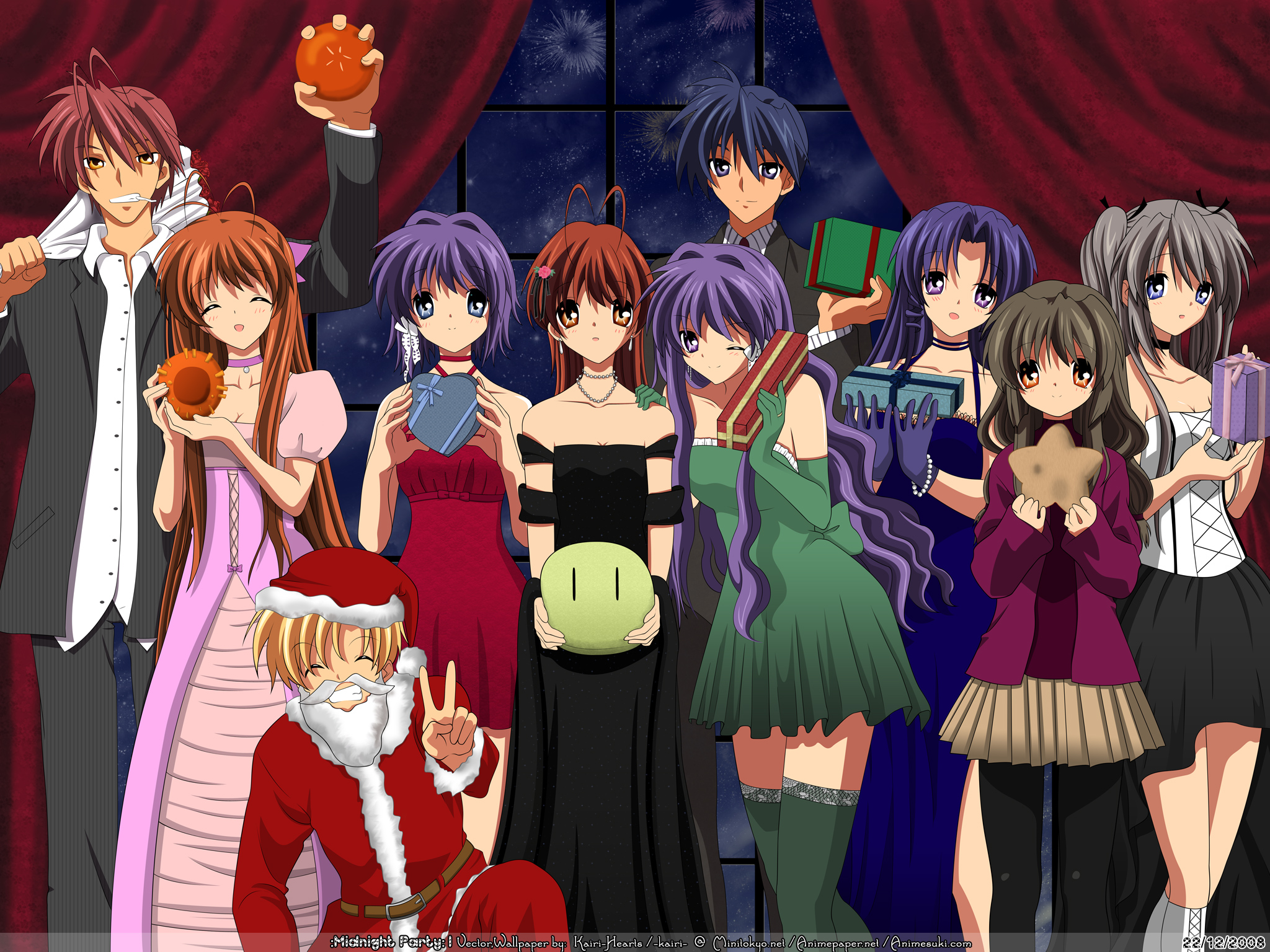 Akio Furukawa Fuuko Ibuki Kotomi Ichinose Kyou Fujibayashi Nagisa Furukawa Ryou Fujibayashi Sanae Fu 2048x1536