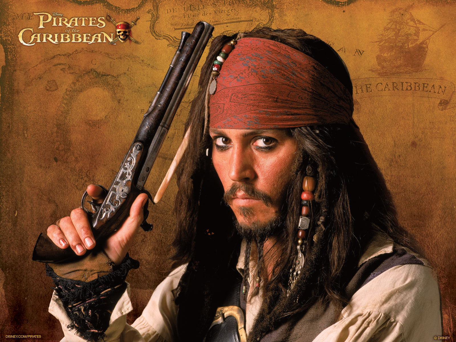 Jack Sparrow Johnny Depp Pirate Pirates Of The Caribbean 1600x1200
