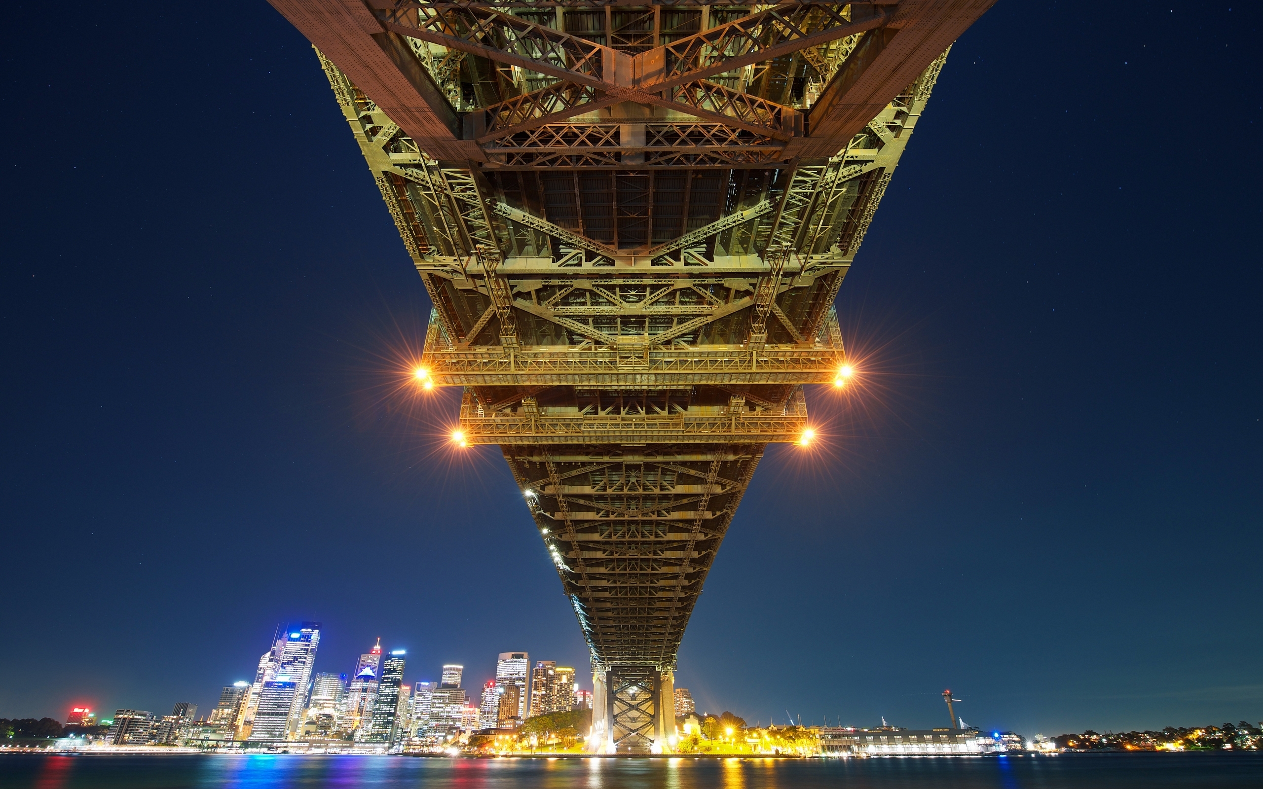 Man Made Sydney Bay Bridge 2560x1600