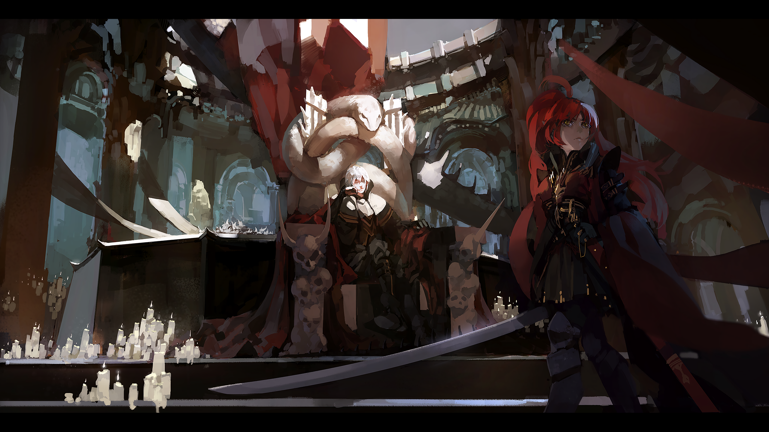 Anime Pixiv Fantasia Fallen Kings 2560x1440