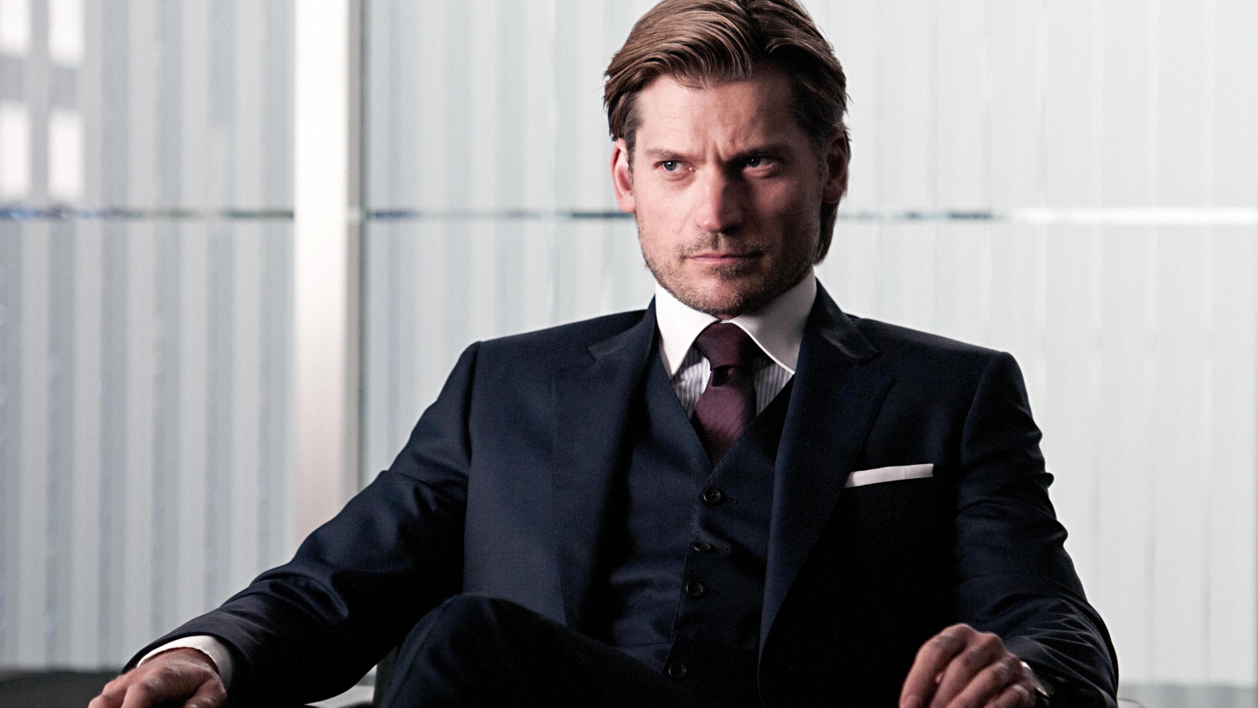 Actor Danish Nikolaj Coster Waldau Suit 2560x1440