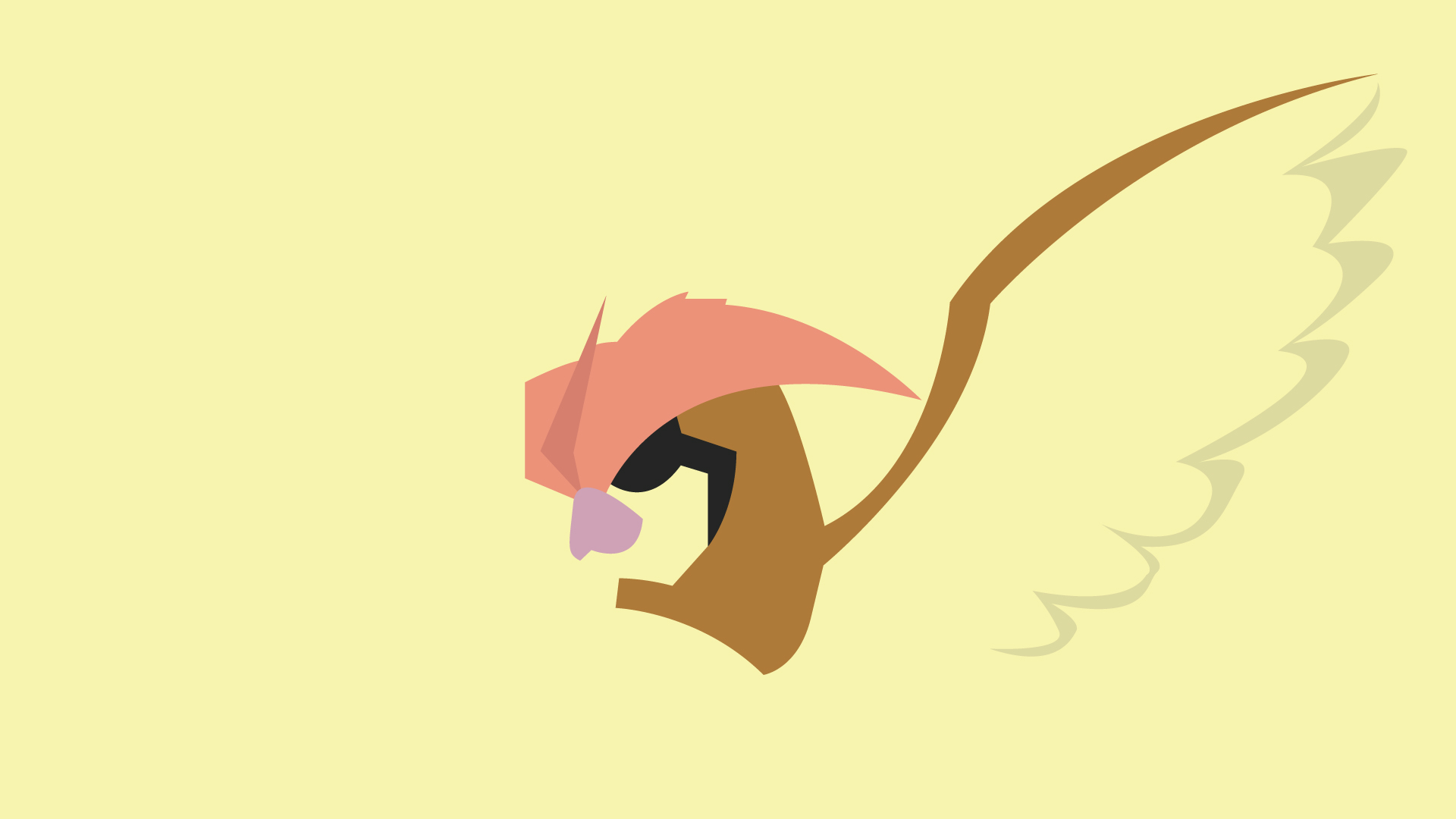 Minimalist Pidgeotto Pokemon 1920x1080