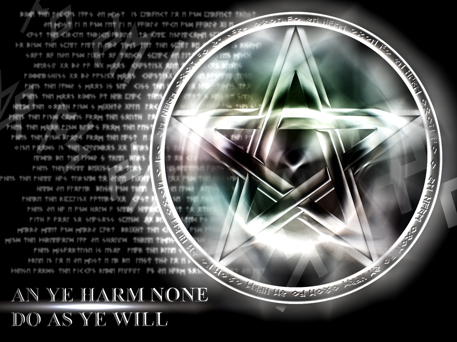 Occult Pagan Star Wiccan Witchcraft 1600x1200