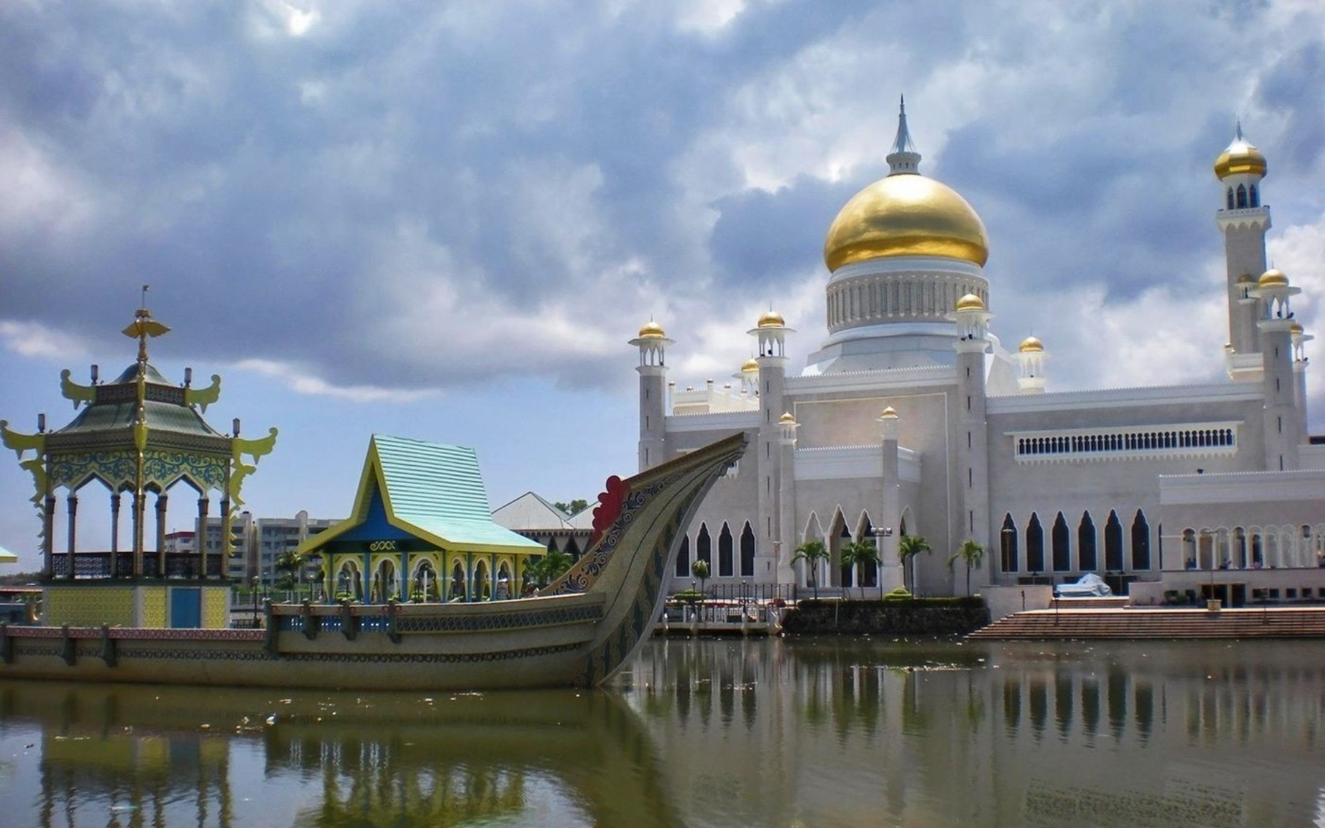 Bandar Seri Begawan Brunei Sultan Omar Ali Saifuddin Mosque 1920x1200