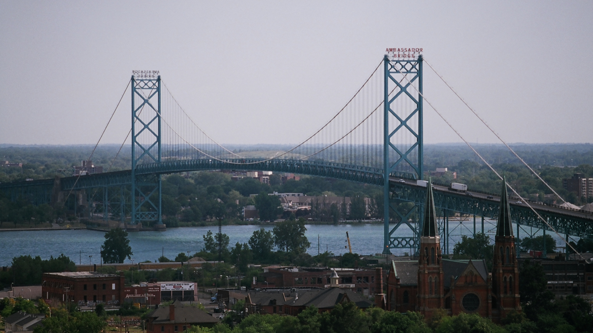 Man Made Ambassador Bridge 1920x1080