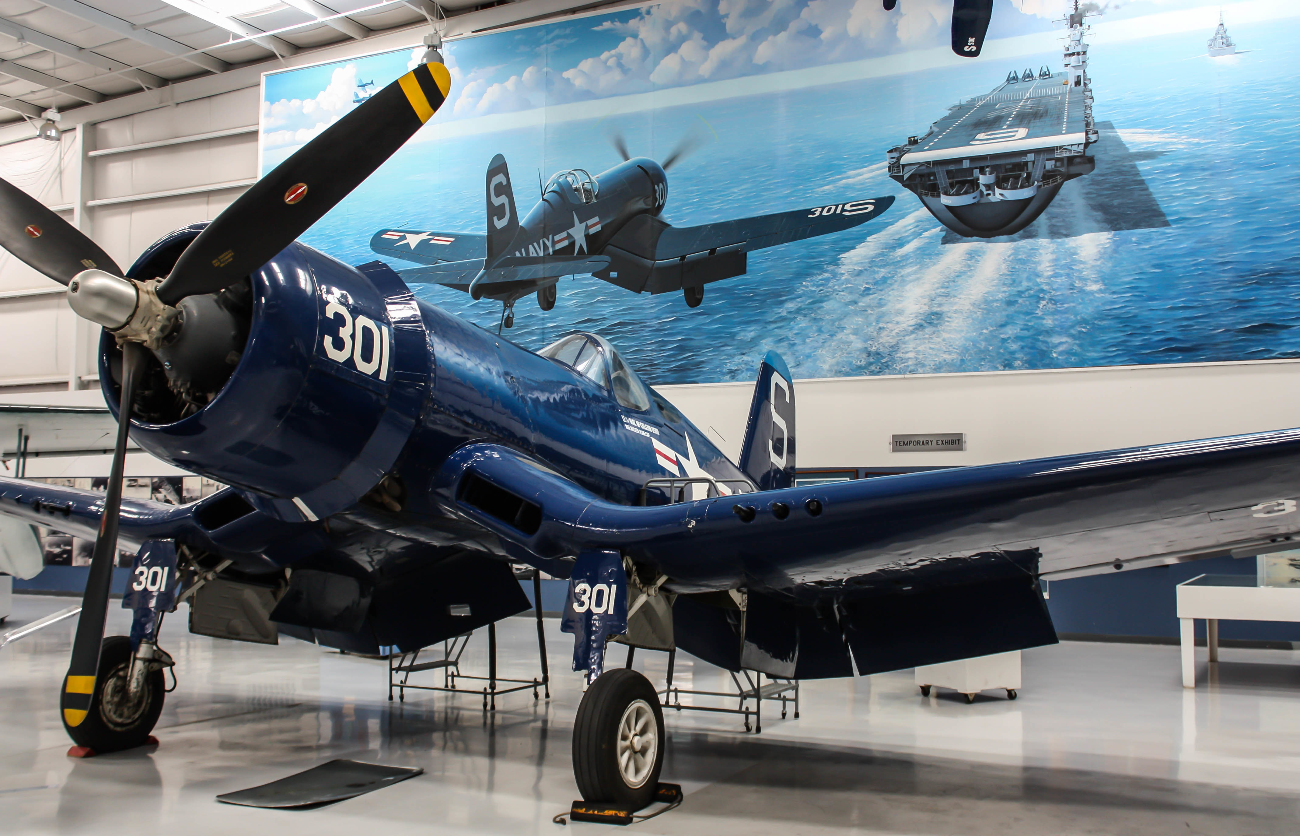 Aircraft Museum Vought F4u Corsair Warplane 4272x2746