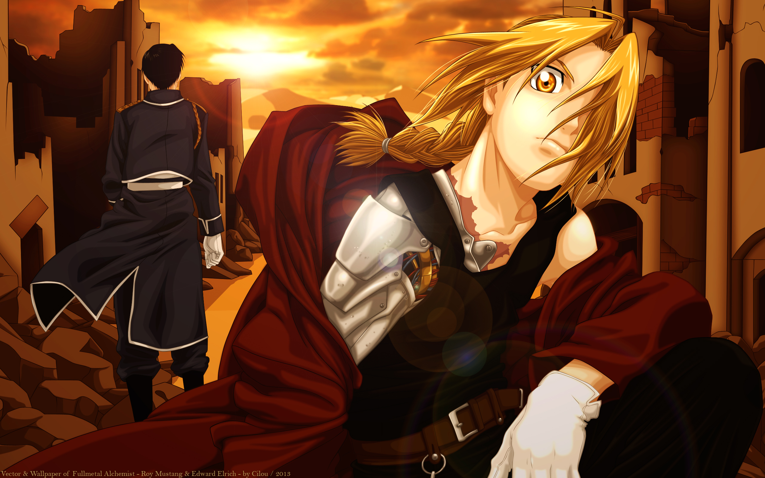 Edward Elric Roy Mustang 2560x1600