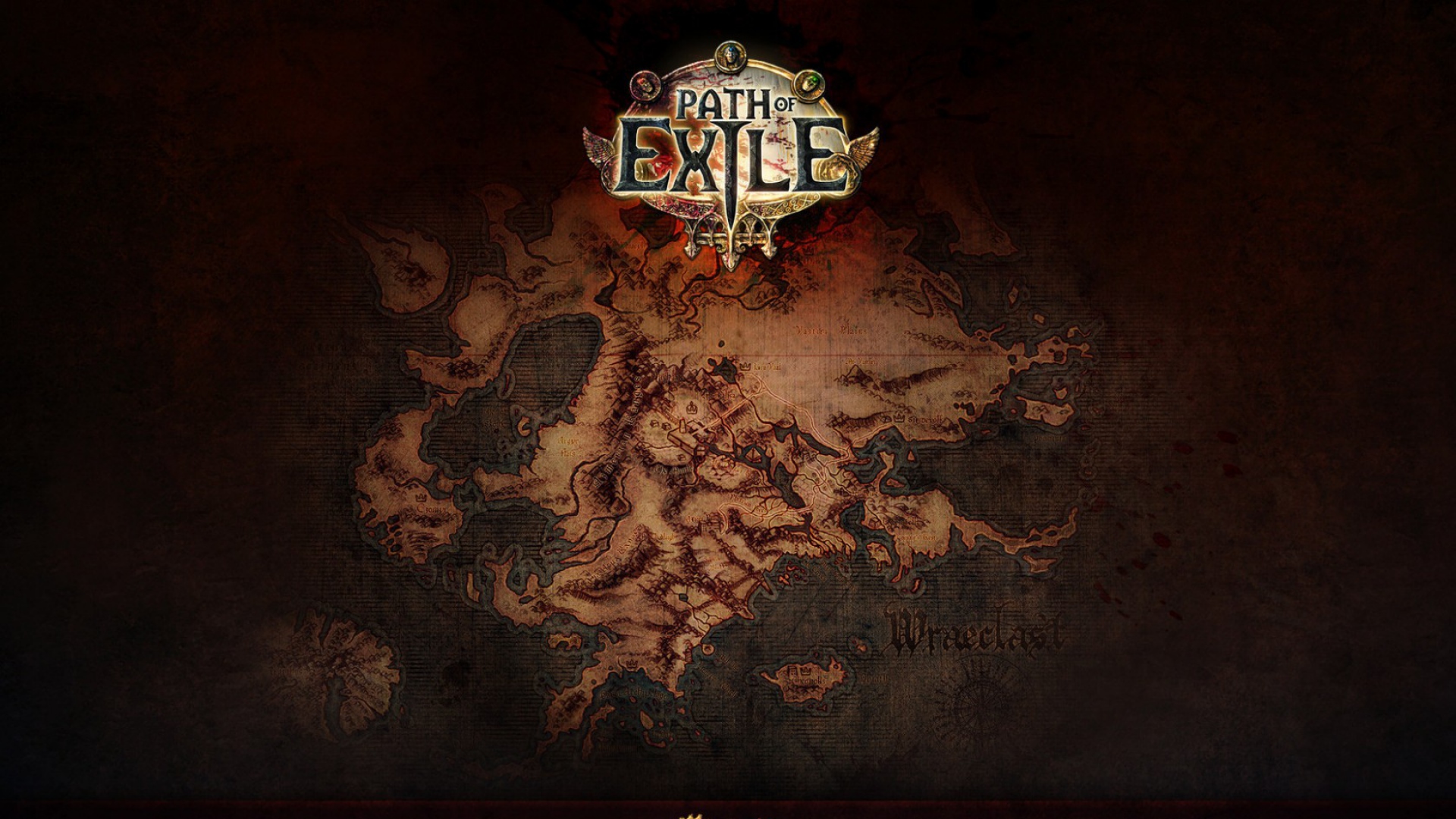Game Mmorpg Map Path Of Exile 1920x1080