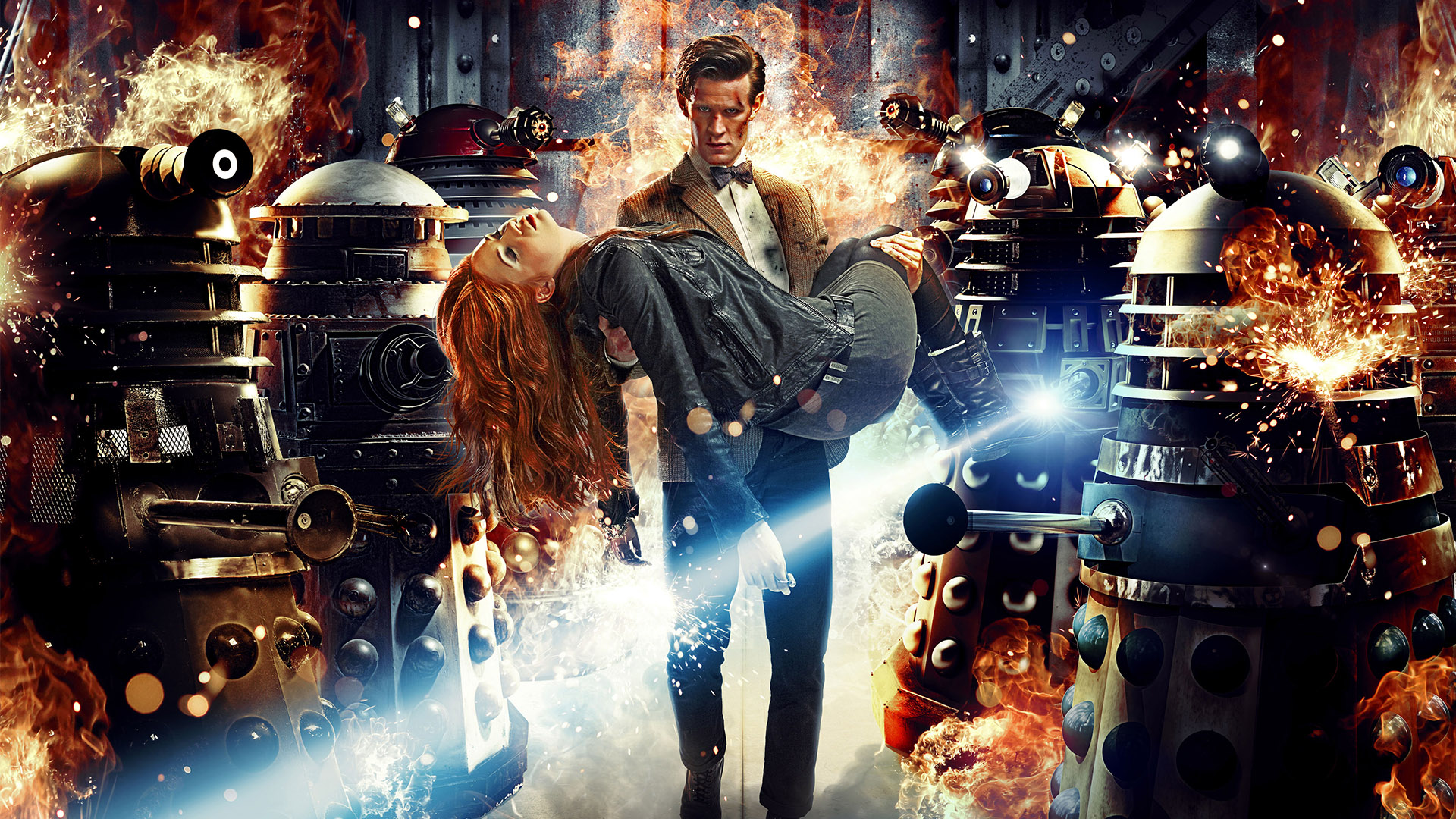 Amy Pond Doctor Who Karen Gillan Matt Smith The Doctor 1920x1080