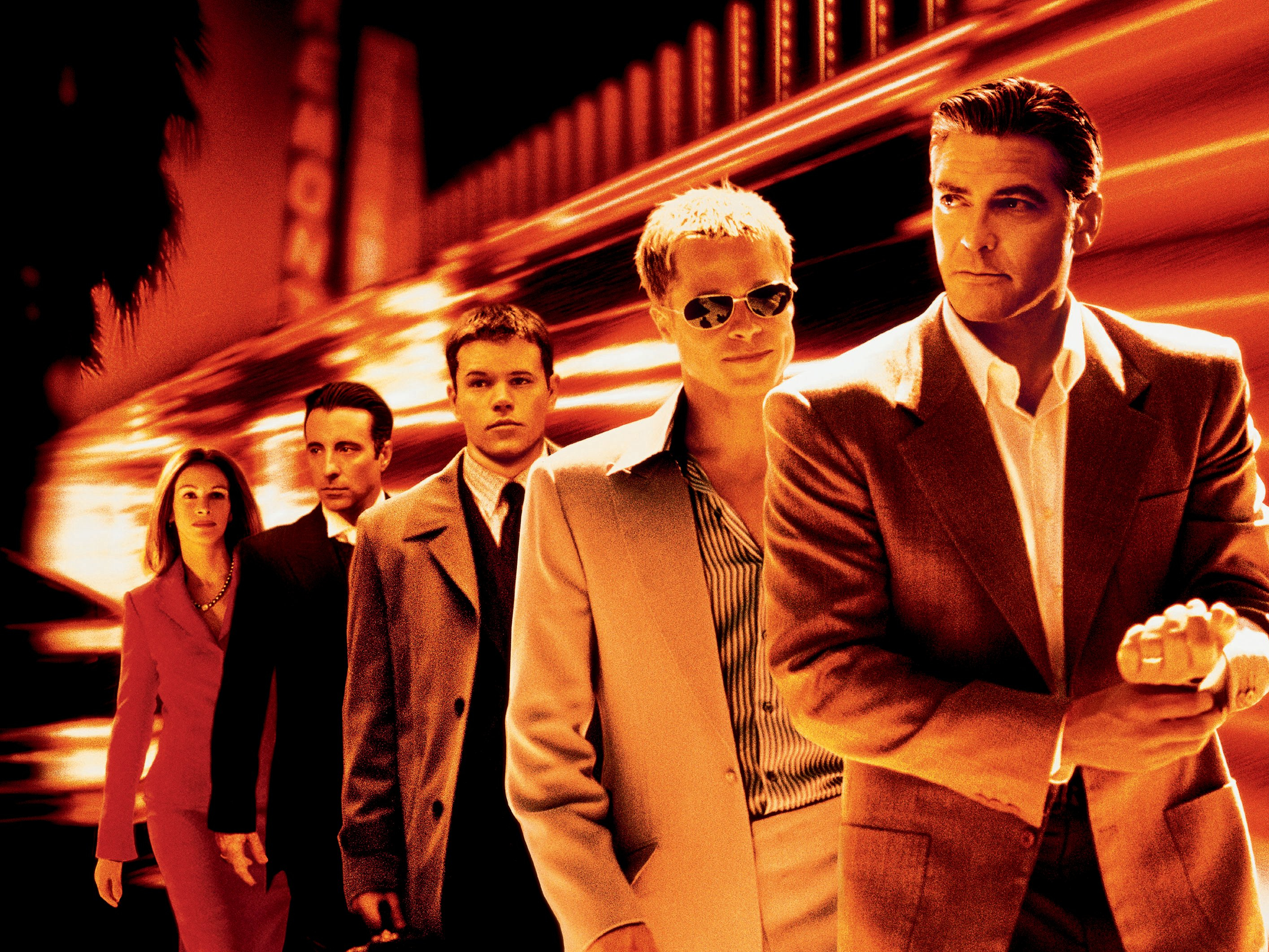 Andy Garcia Brad Pitt George Clooney Julia Roberts Matt Damon 2830x2123