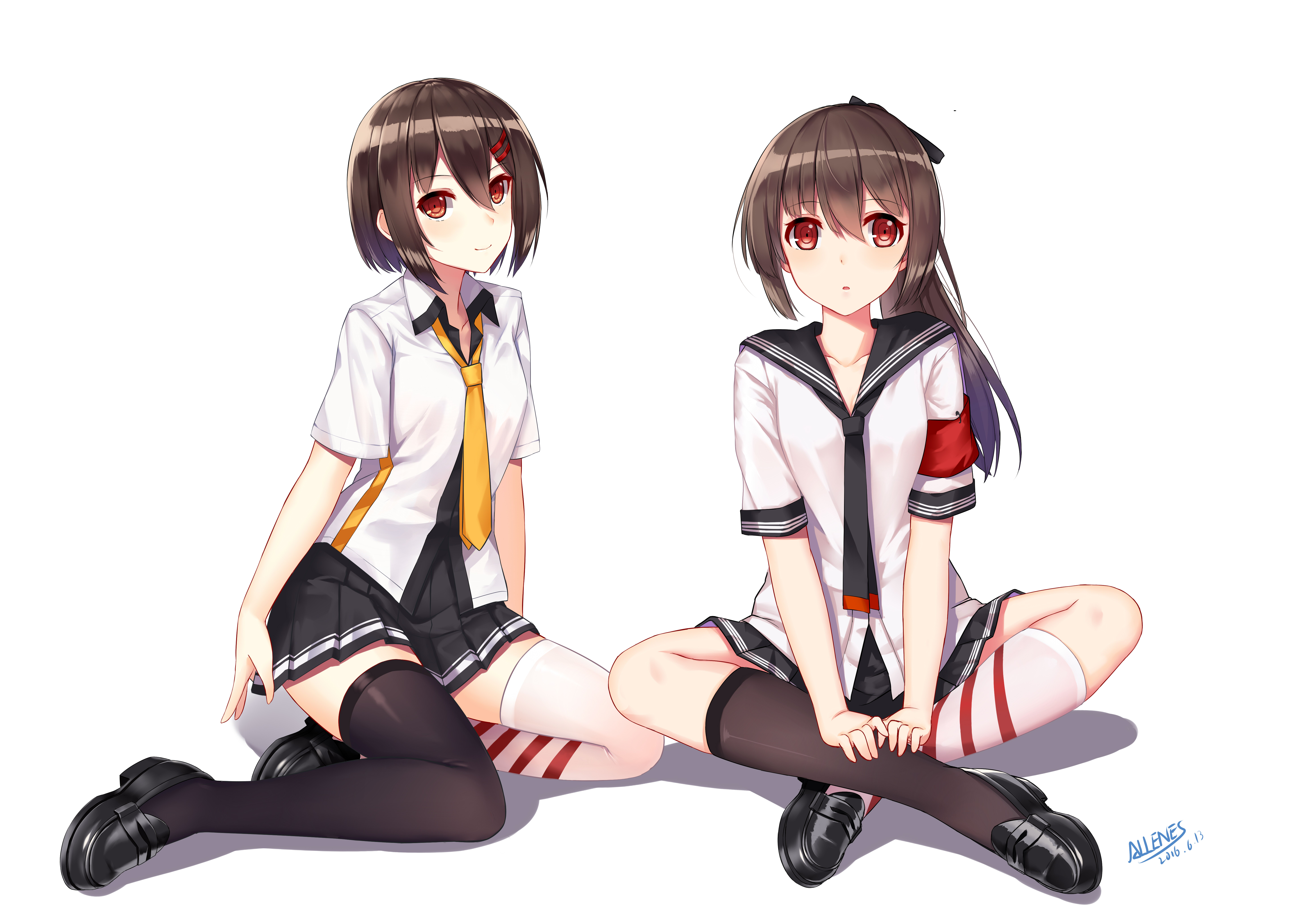 Ayanami Warship Girls Shikinami Warship Girls 5846x4133