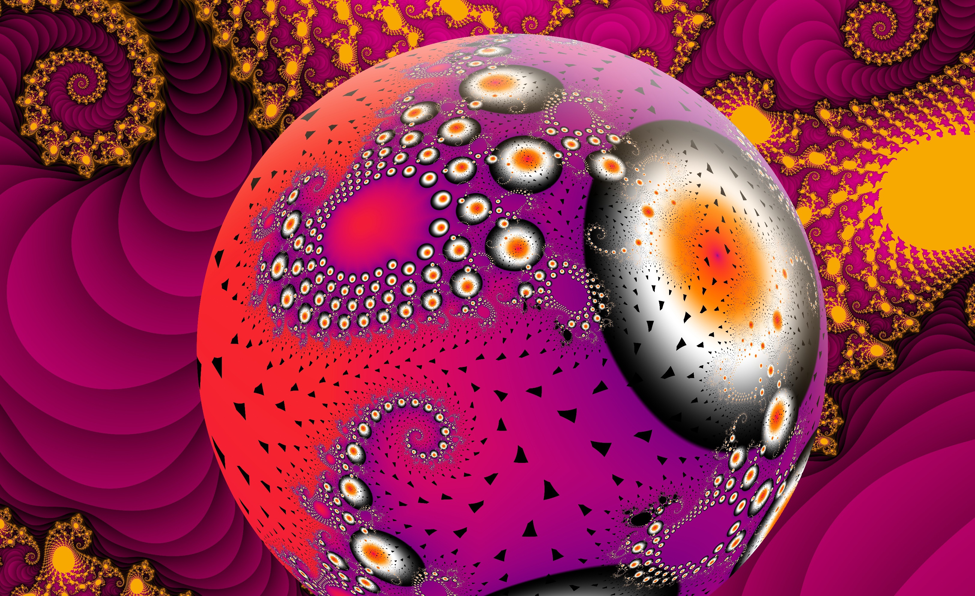 Colors Shapes Sphere 3248x1988