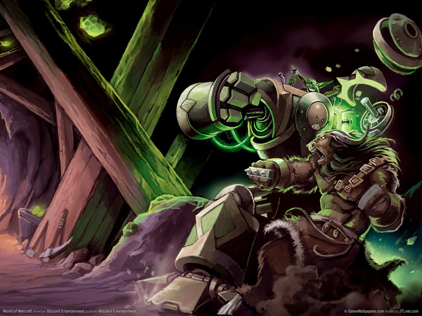 Fight Robot Tauren World Of Warcraft 1440x1080