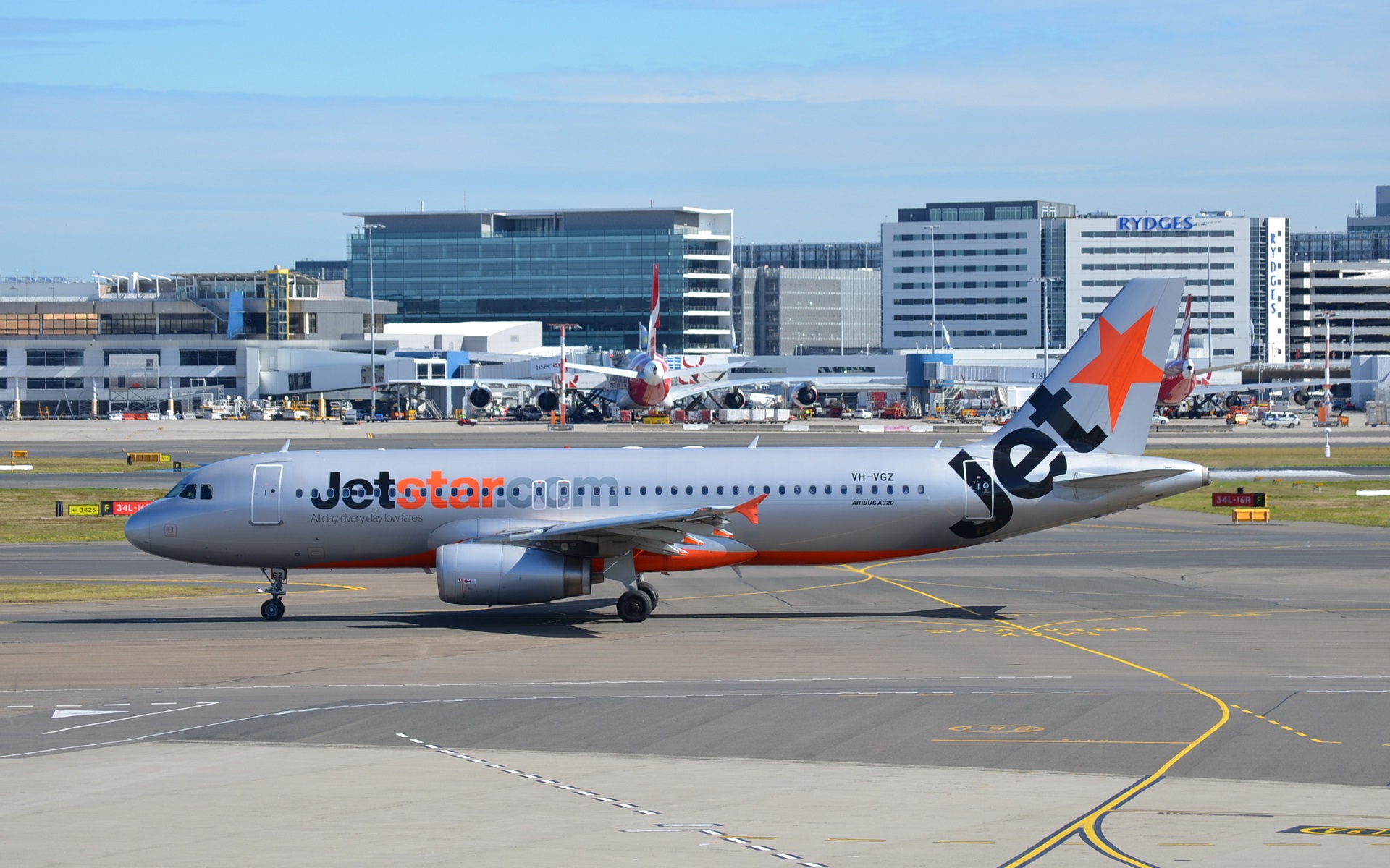 Airbus Aircraft Airplane Airport Jetstar Vehicle 1920x1200