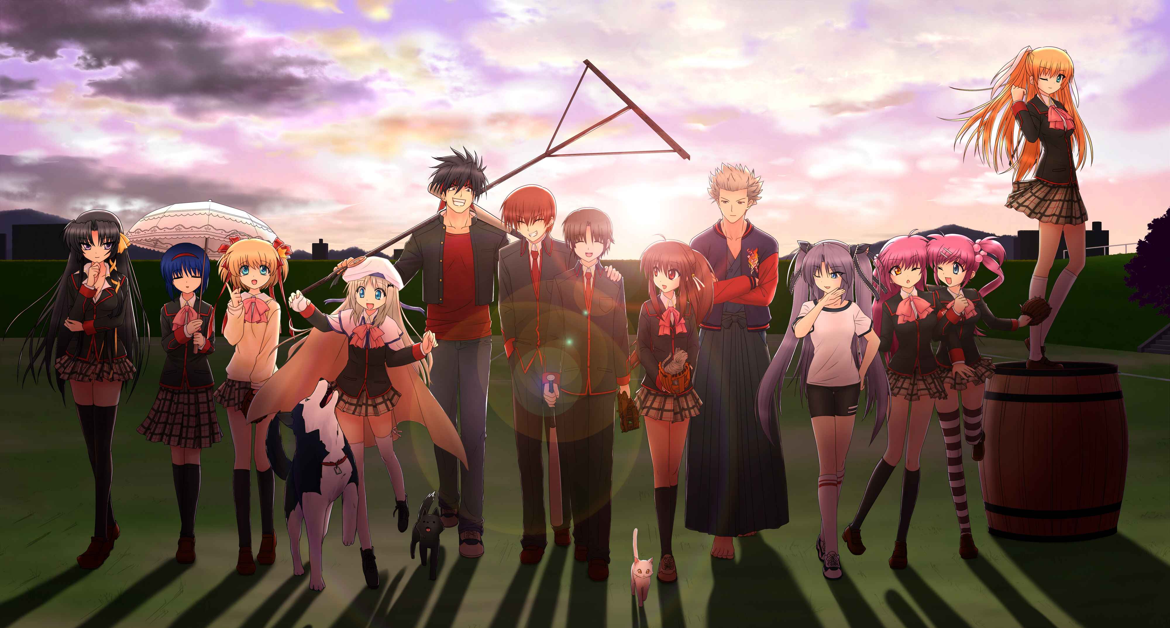 Anime Little Busters 4000x2149