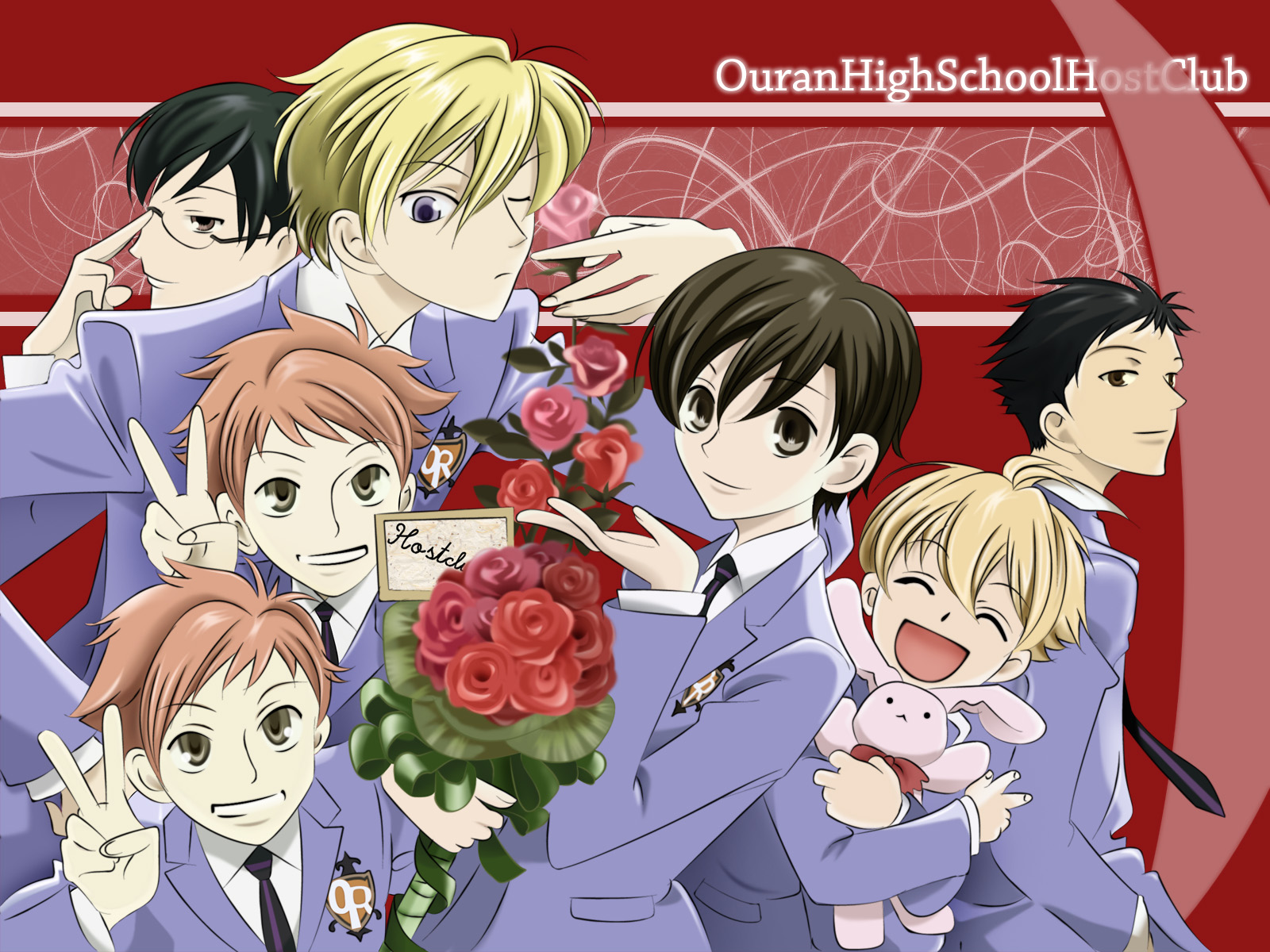 Anime Ouran High School Host Club 1600x1200