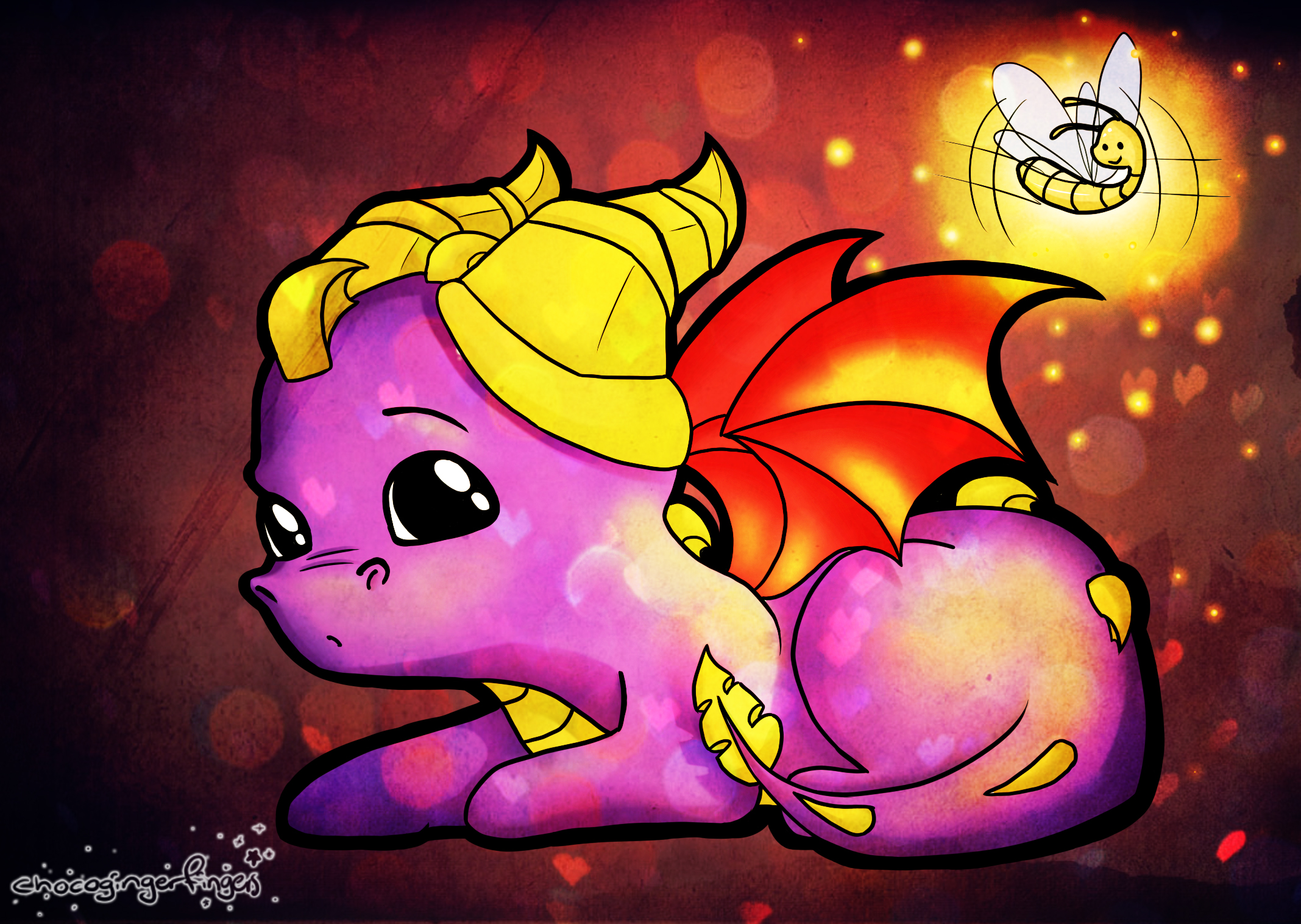 Sparx The Dragonfly Spyro Character 2135x1516