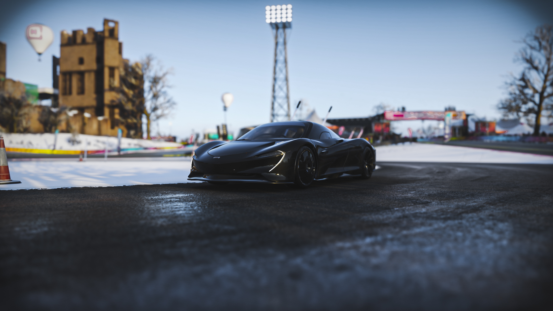 McLaren McLaren Speedtail Car Vehicle Forza Forza Horizon 4 Sports Car Hypercar 1920x1080