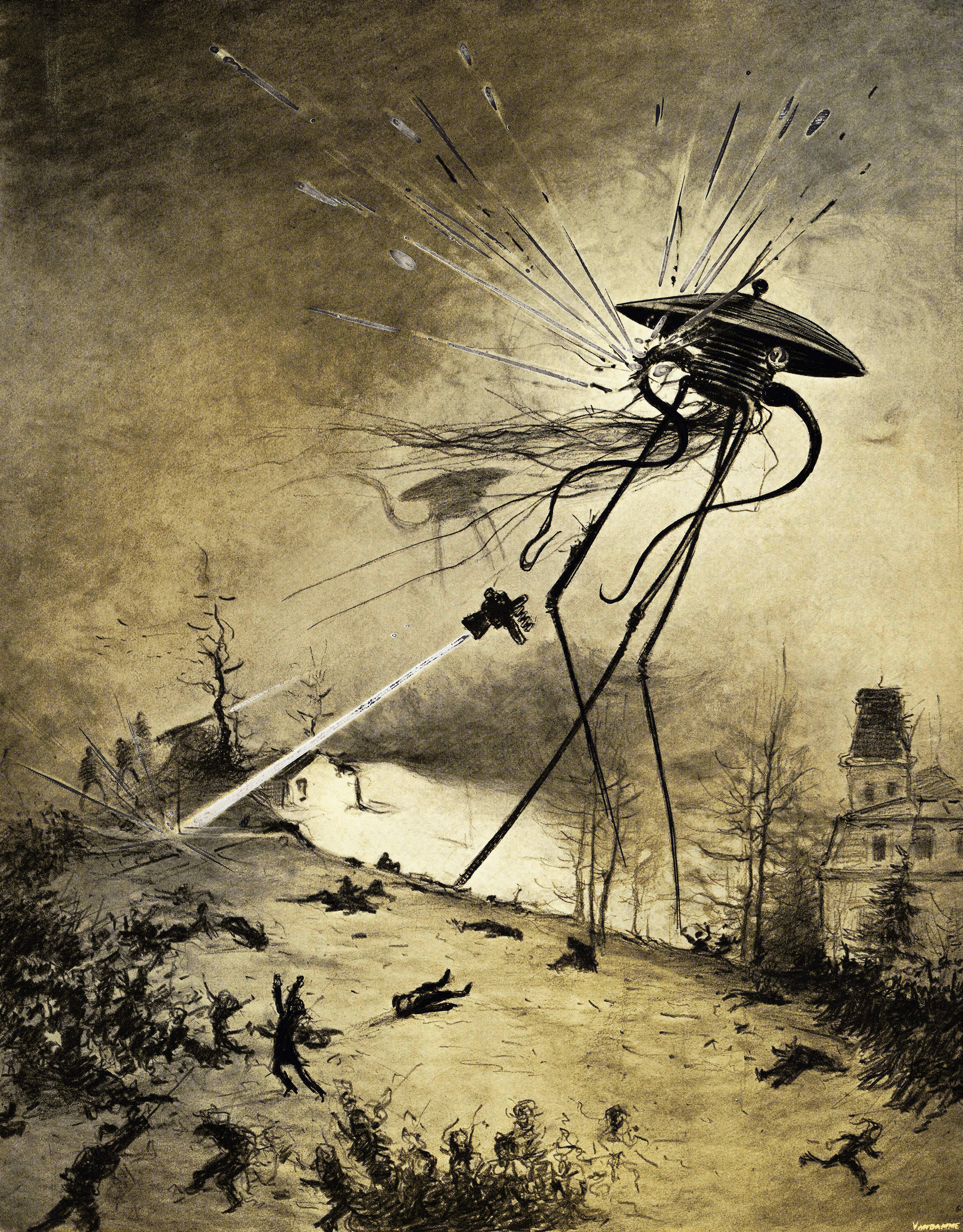 War Of The Worlds H G Wells Science Fiction 2308x2953