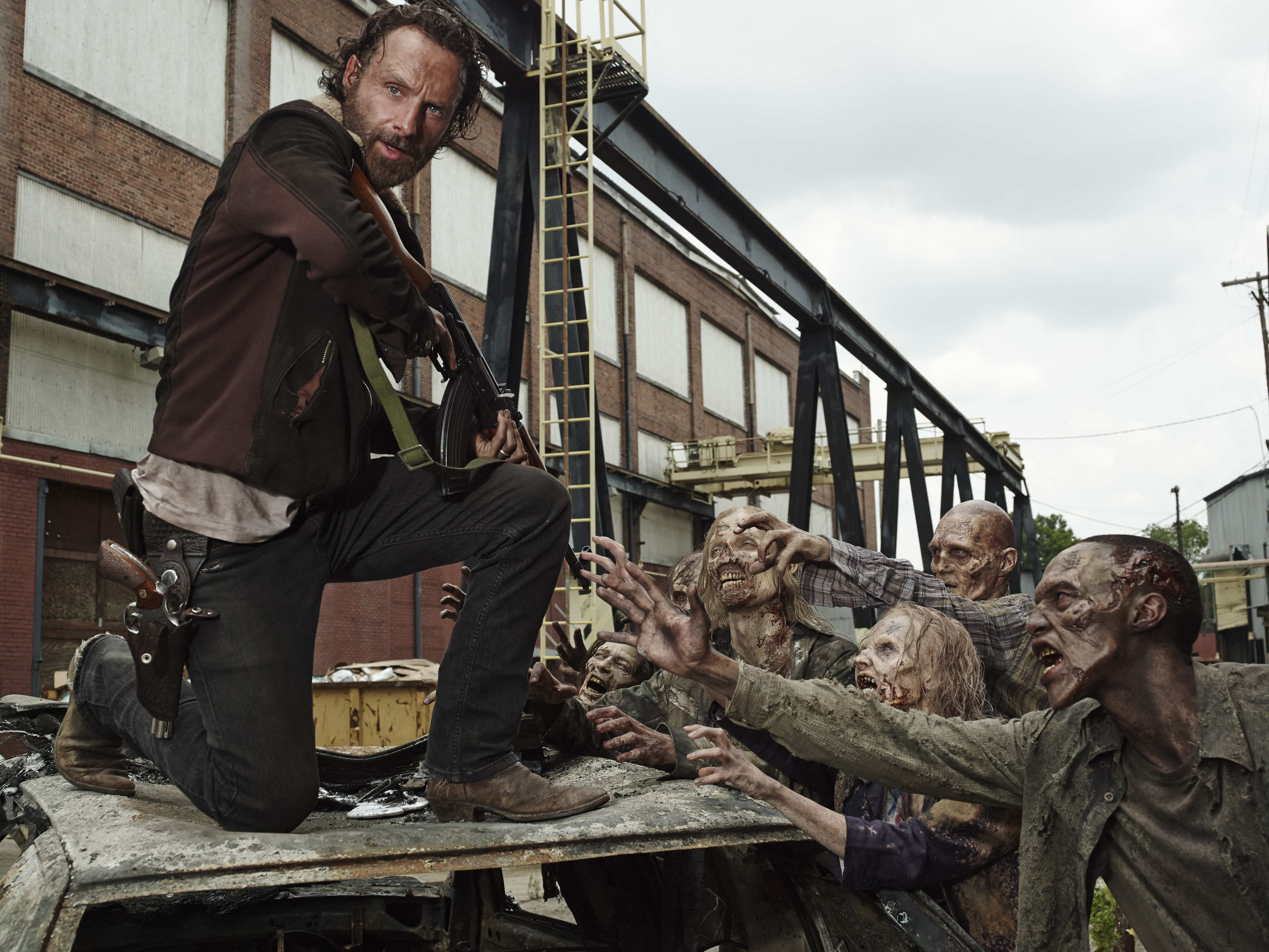 Andrew Lincoln Rick Grimes The Walking Dead Zombie 3600x2700