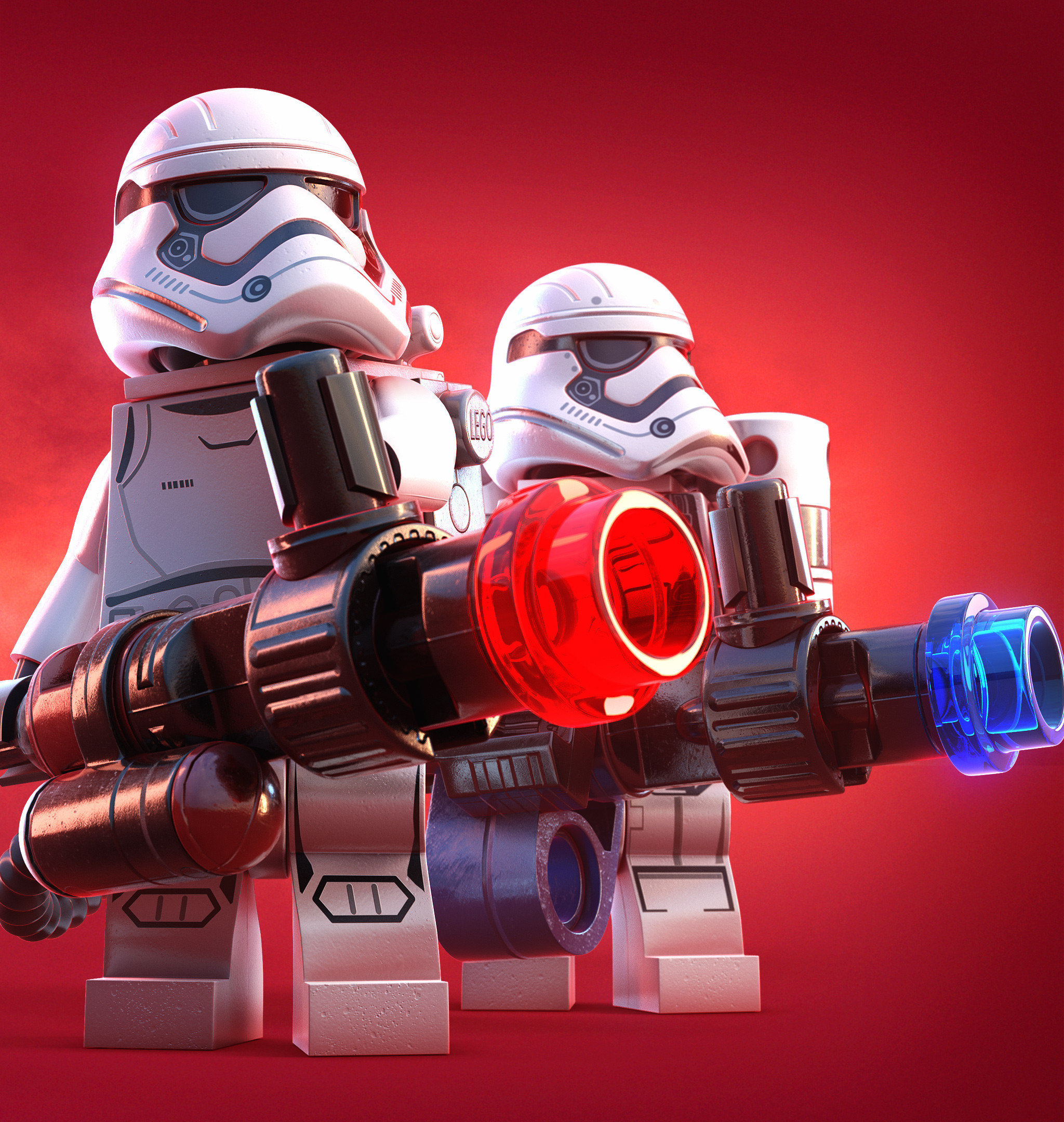 Red Background Toys ArtStation LEGO Michael Black Star Wars 2048x2160