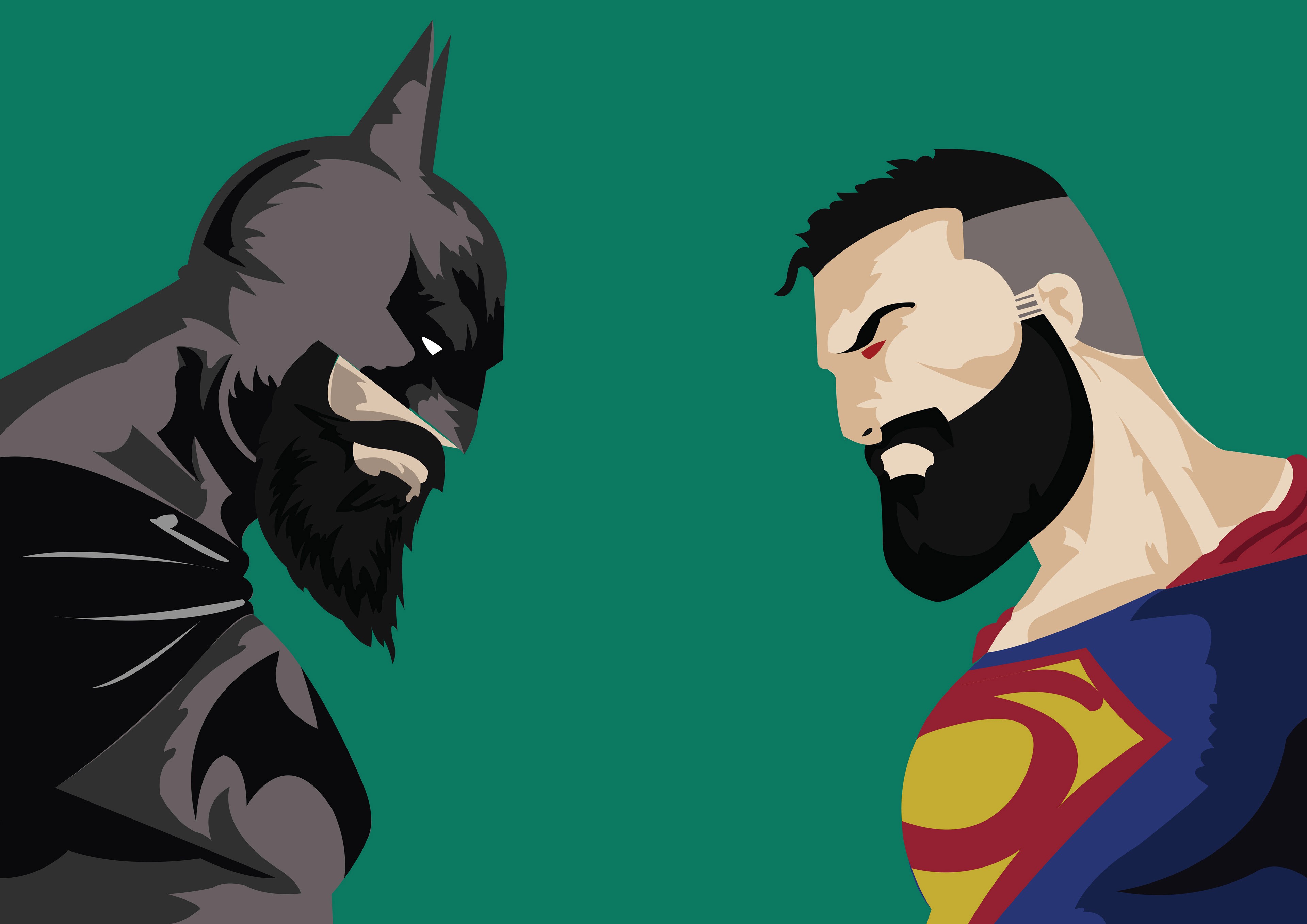 Batman Beard Dc Comics Superman 3840x2715