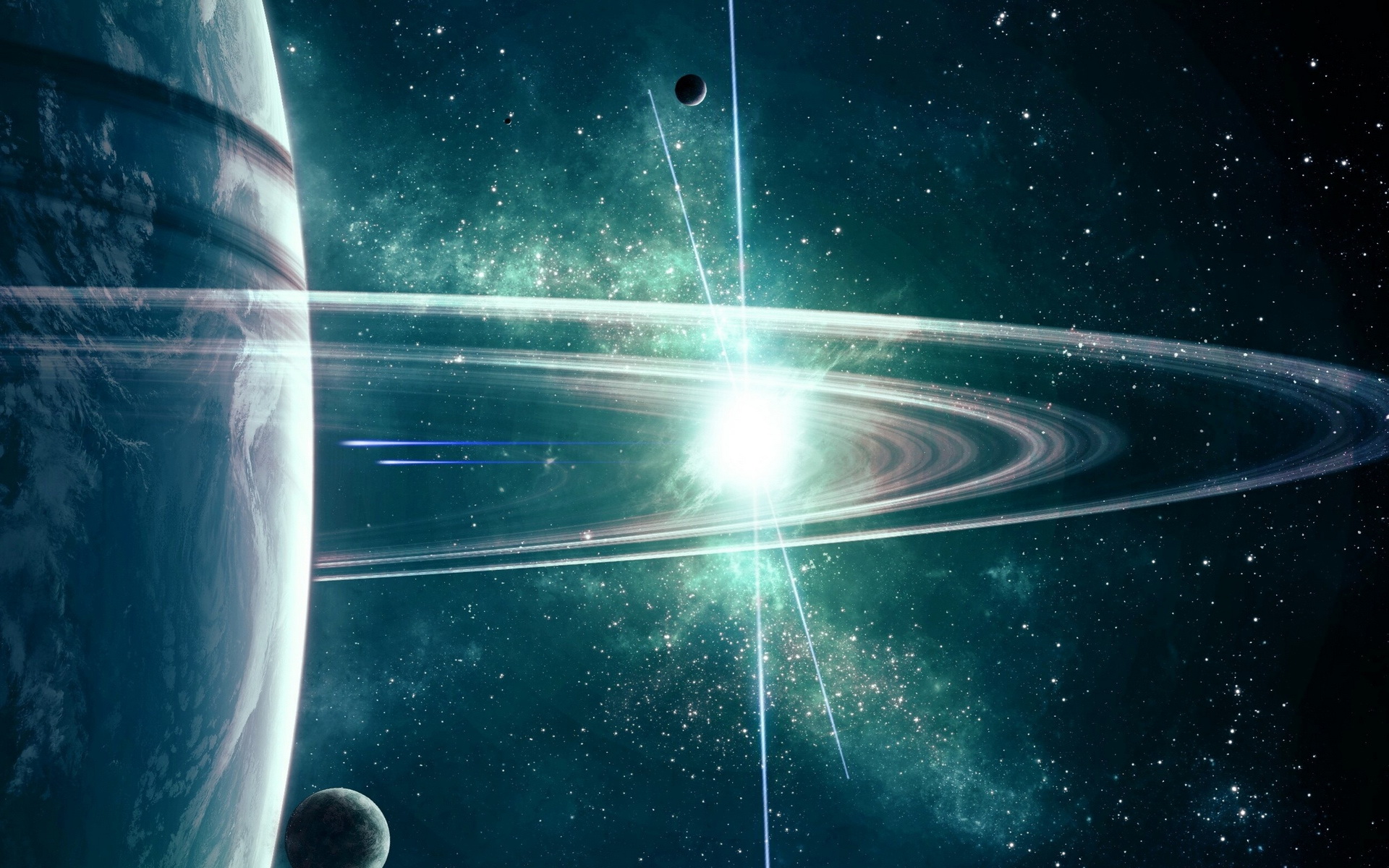 Sci Fi Planetary Ring 1920x1200