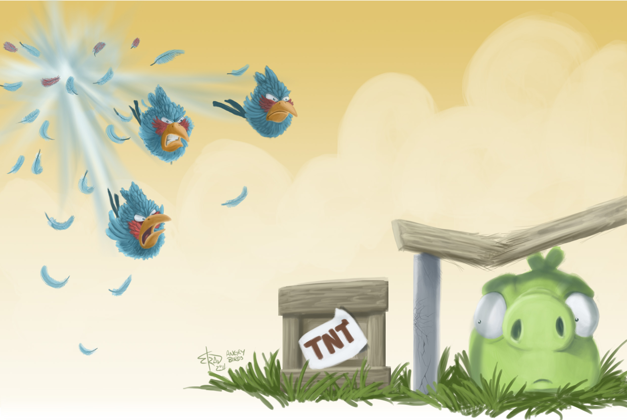 Video Game Angry Birds 2481x1663