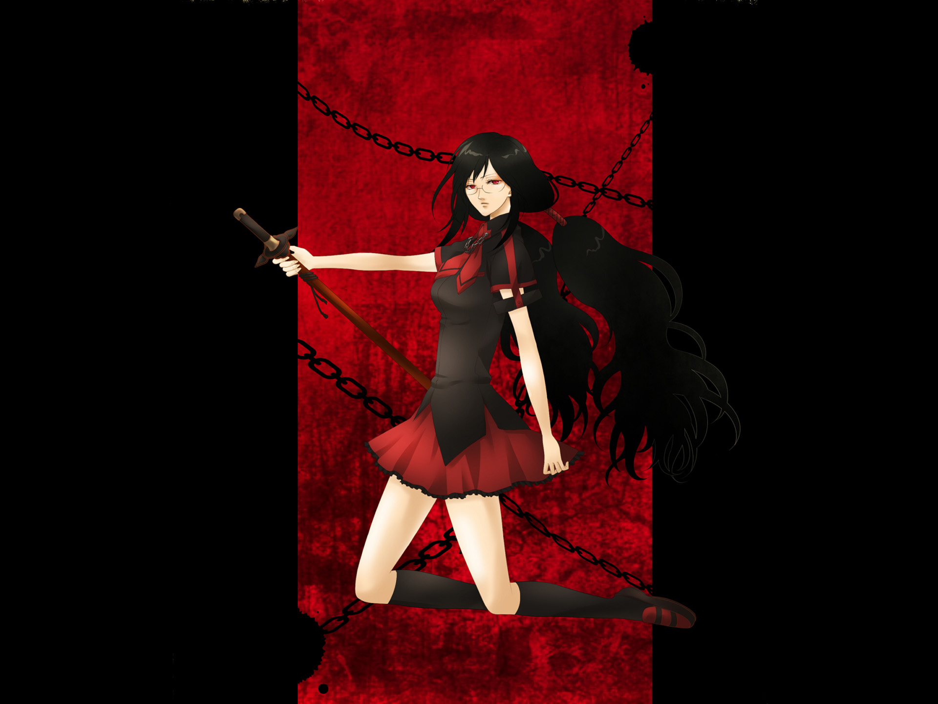 Anime Blood C 1920x1440
