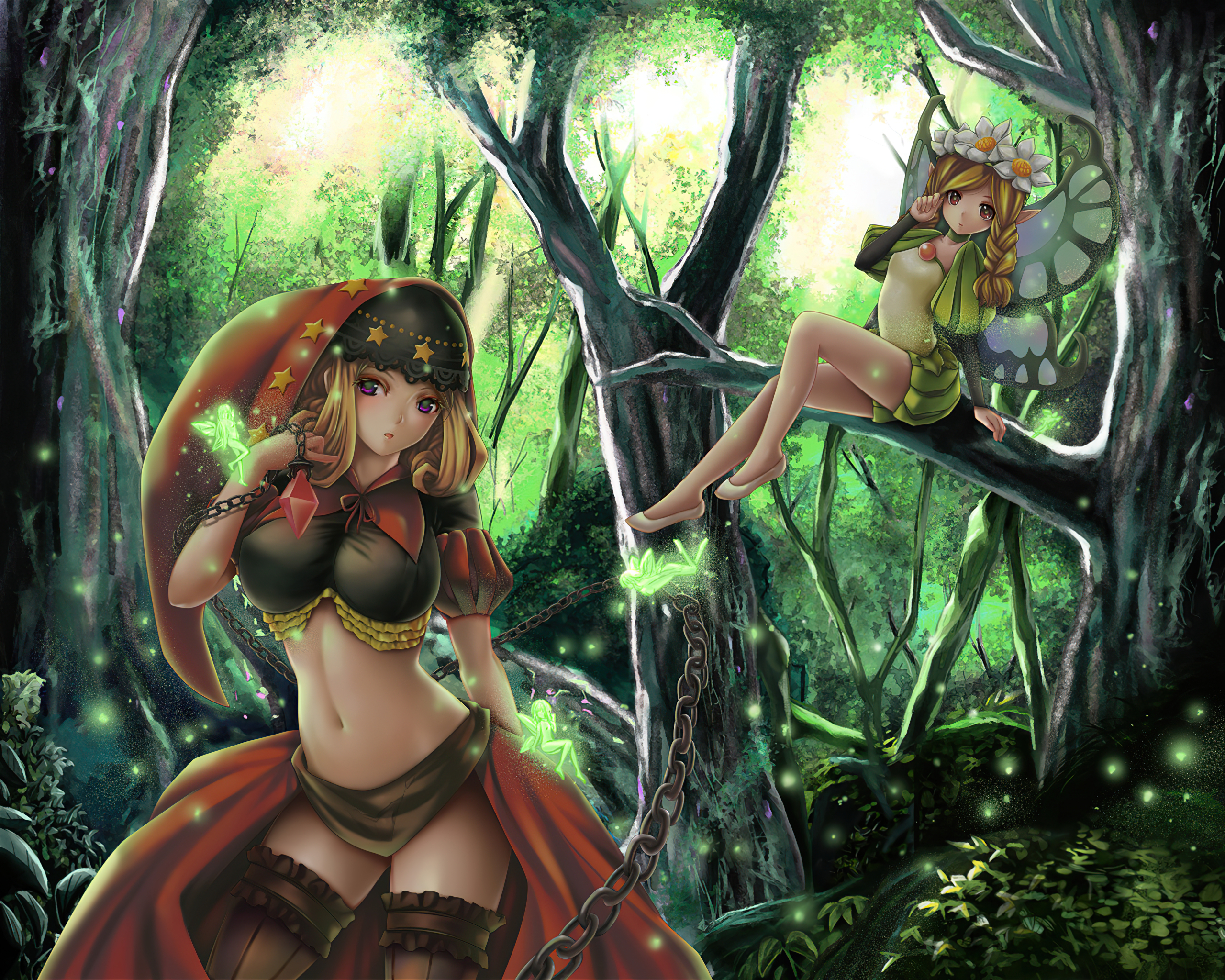 Fairy Fantasy Forest Mercedes Odin Sphere Velvet Odin Sphere 2560x2048