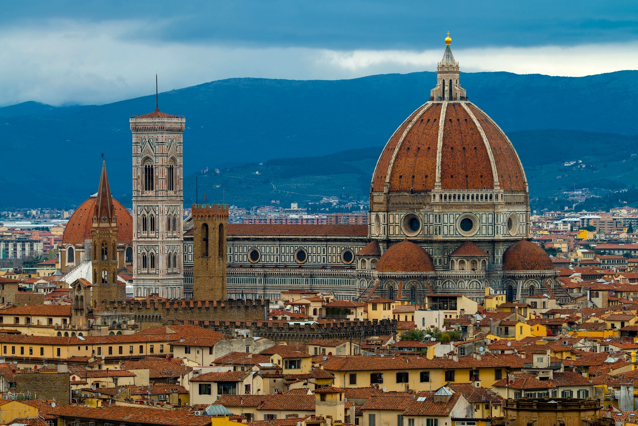 Building Cathedral Dome Florence Florence Cathedral Italy Monument 2048x1367