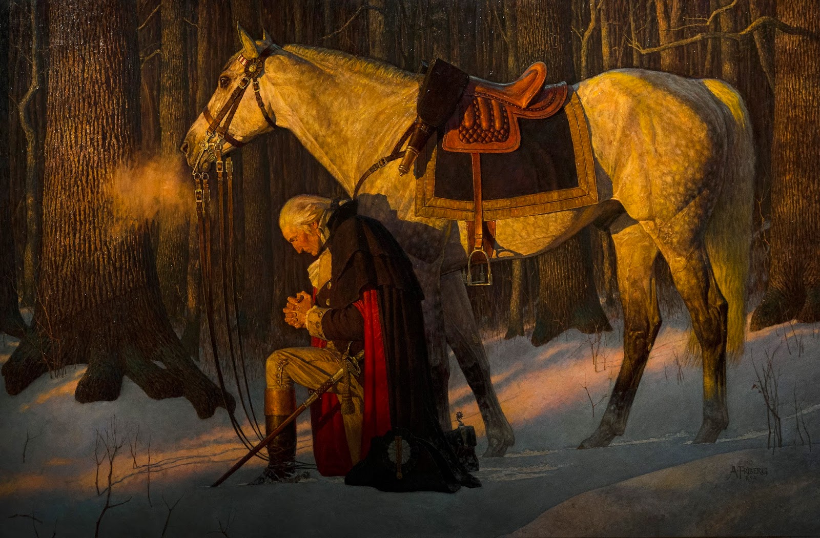 George Washington Traditional Art Valley Forge 1600x1050