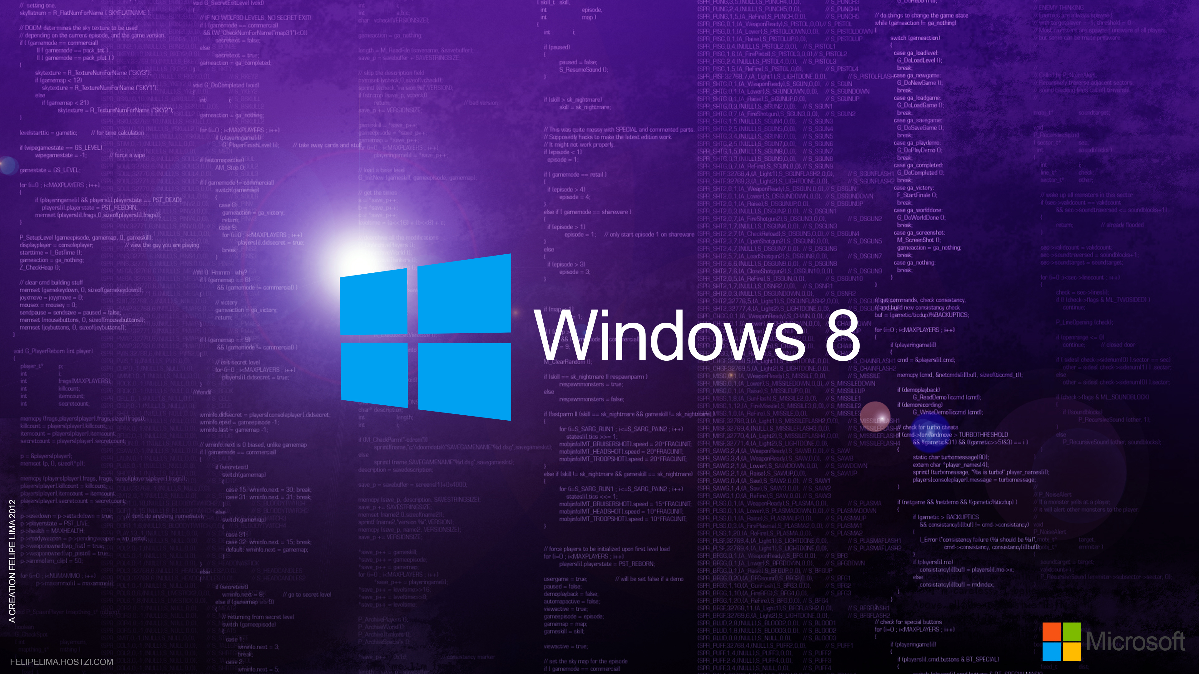 Code Microsoft Windows 8 3840x2160