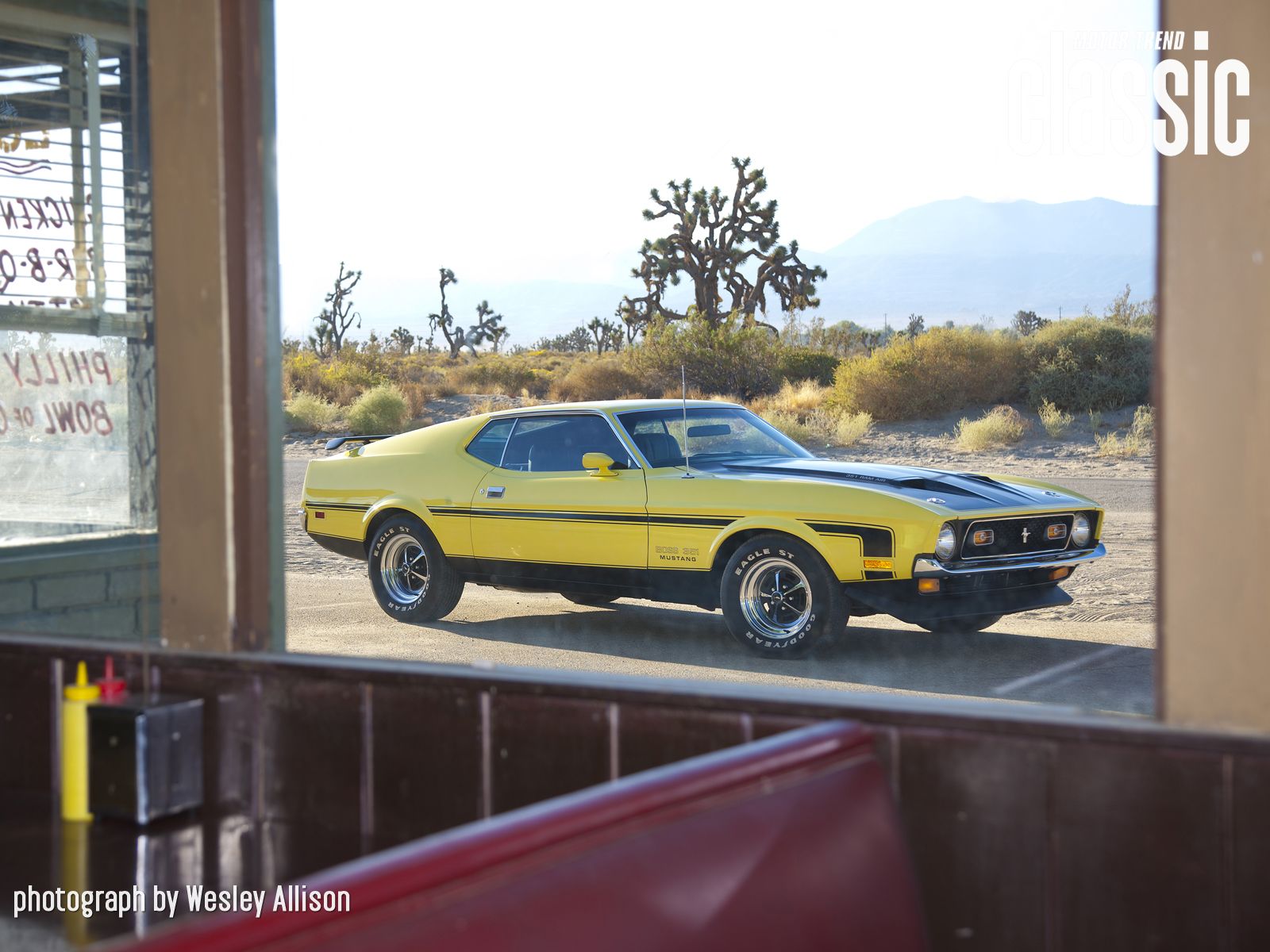Classic Car Fastback Ford Ford Mustang Boss 351 Muscle Car Yellow Car 1600x1200