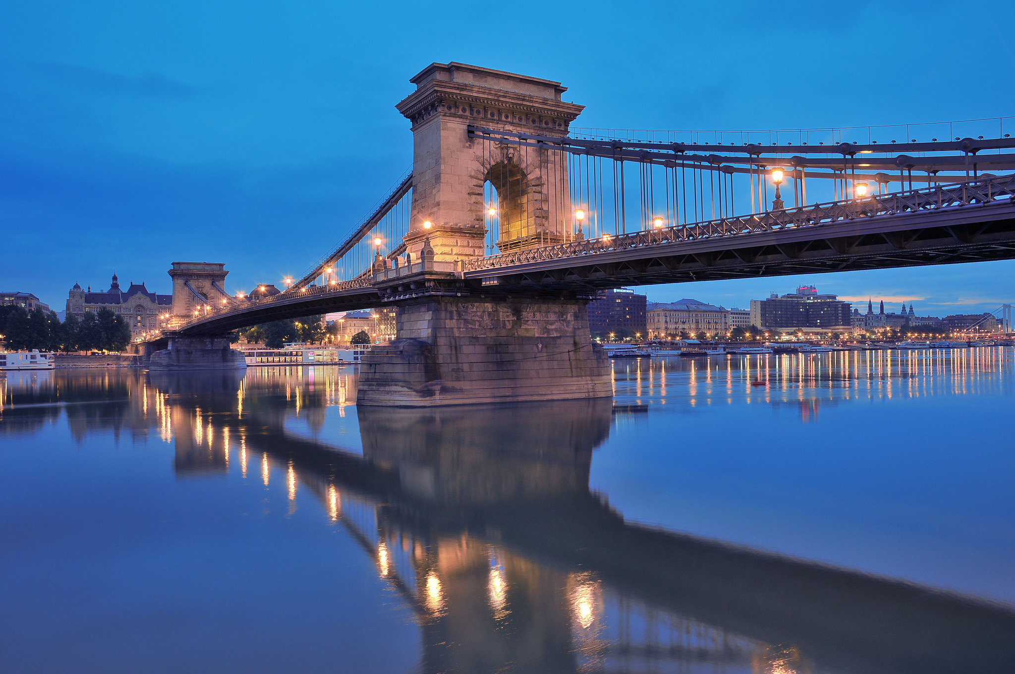 Budapest Chain Bridge Hungary 2048x1360