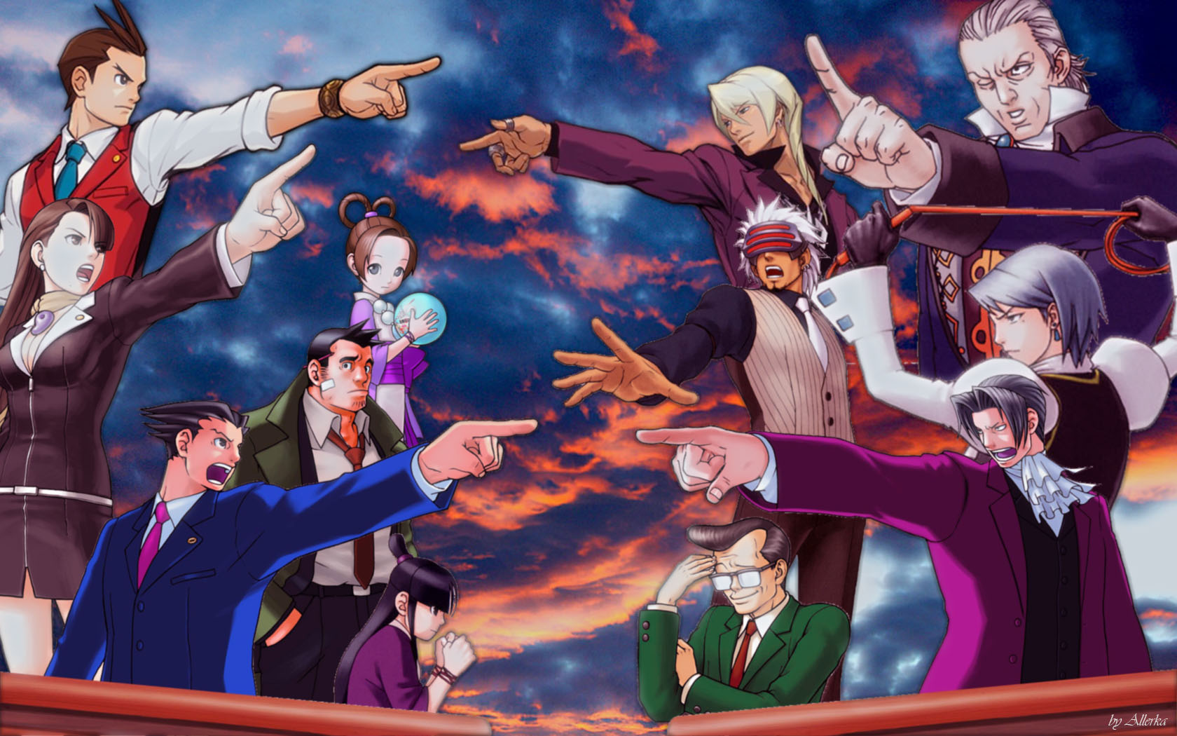 Video Game Phoenix Wright Ace Attorney 1680x1050