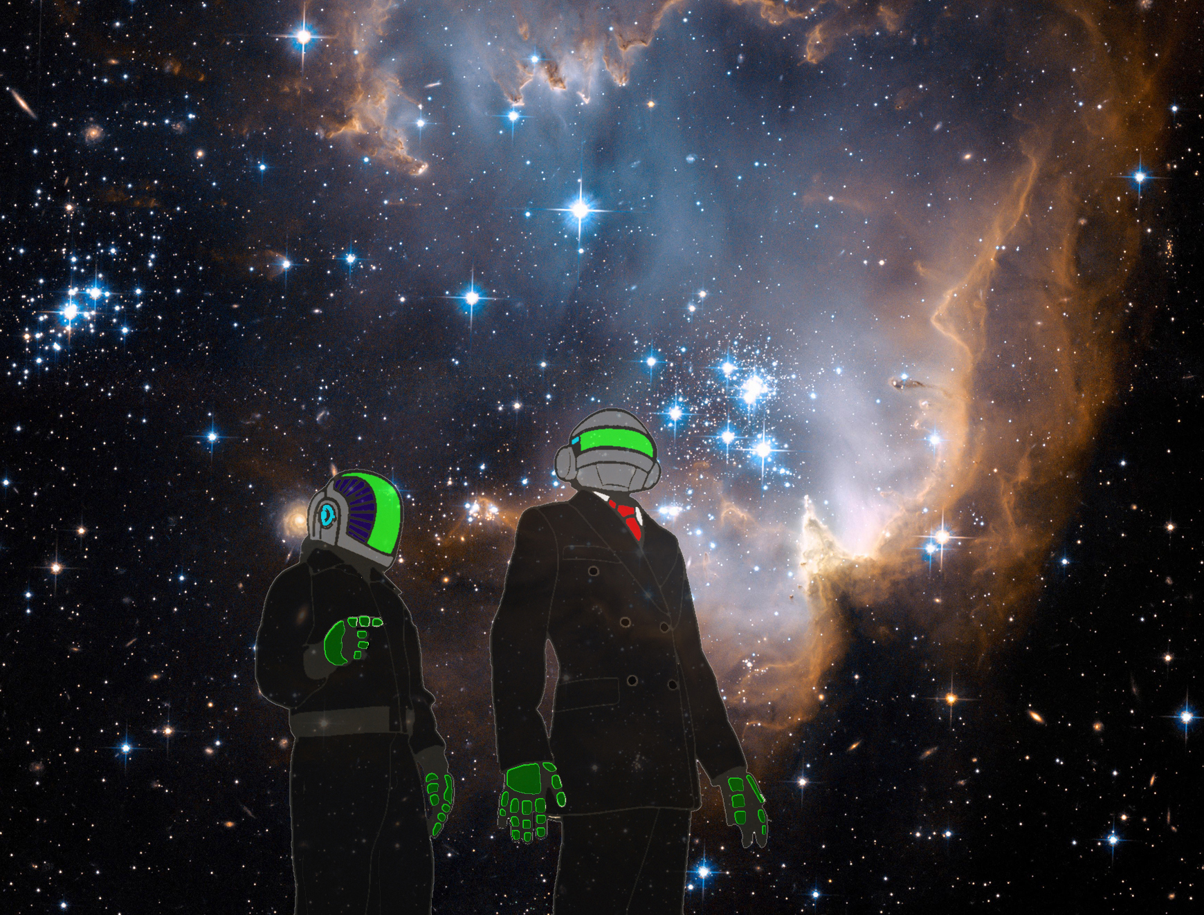 Daft Punk Nebula Space 1740x1323