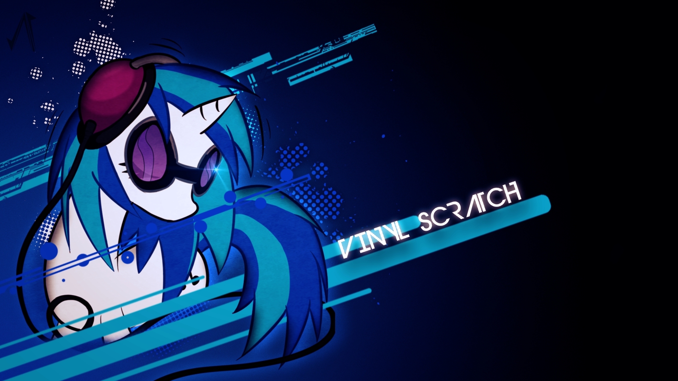 Dj Pon 3 My Little Pony Vinyl Scratch 2560x1440